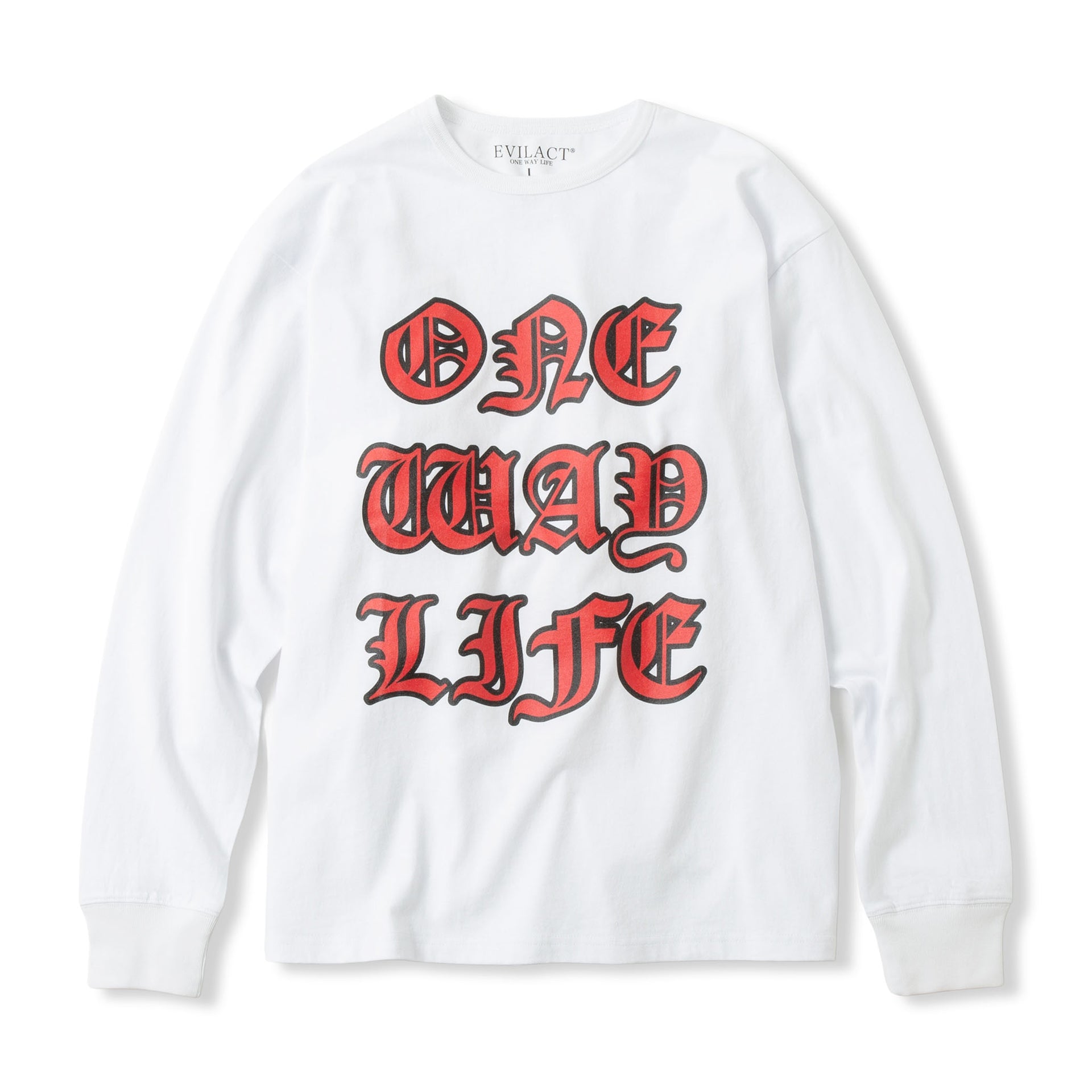 EVILACT ONE WAY LIFE LS | EVILACT (イーブルアクト）Official Site 