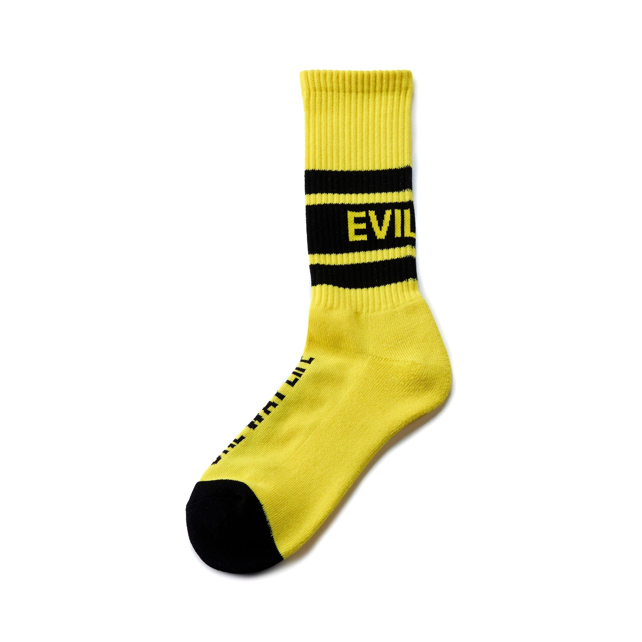 EVILACT LINE SOCKS mustard | EVILACT (イーブルアクト
