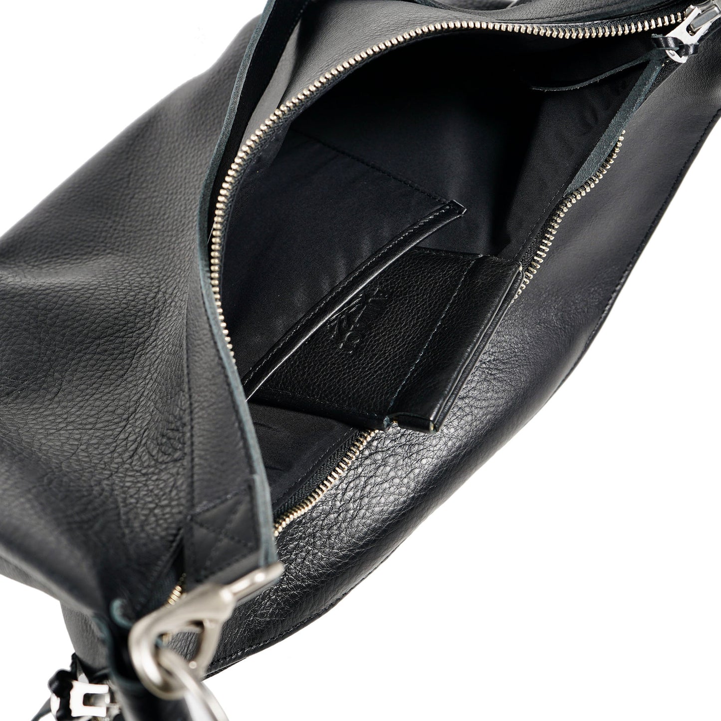 EVILACT LEATHER SHOULDER BAG Black
