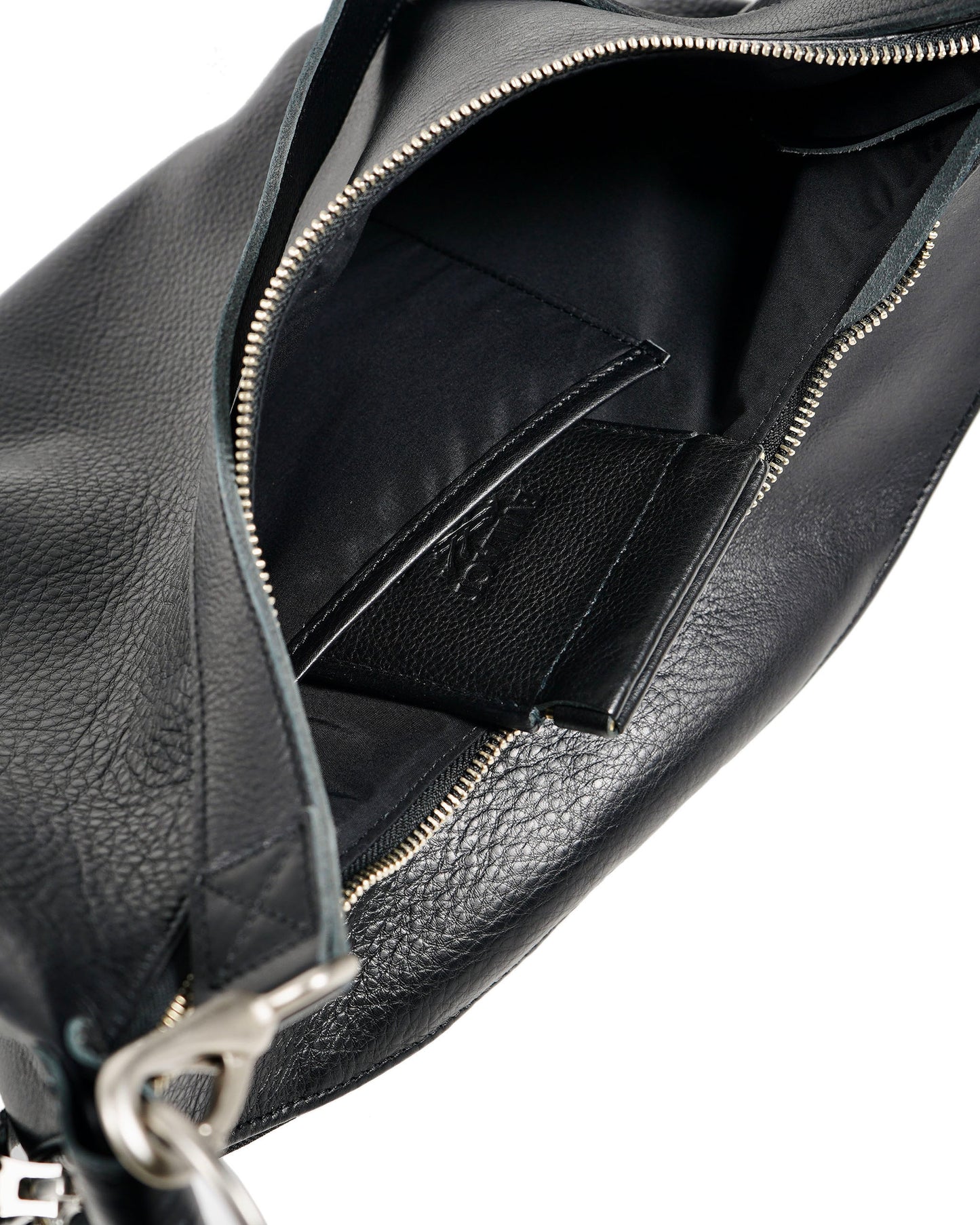 EVILACT LEATHER SHOULDER BAG-L black