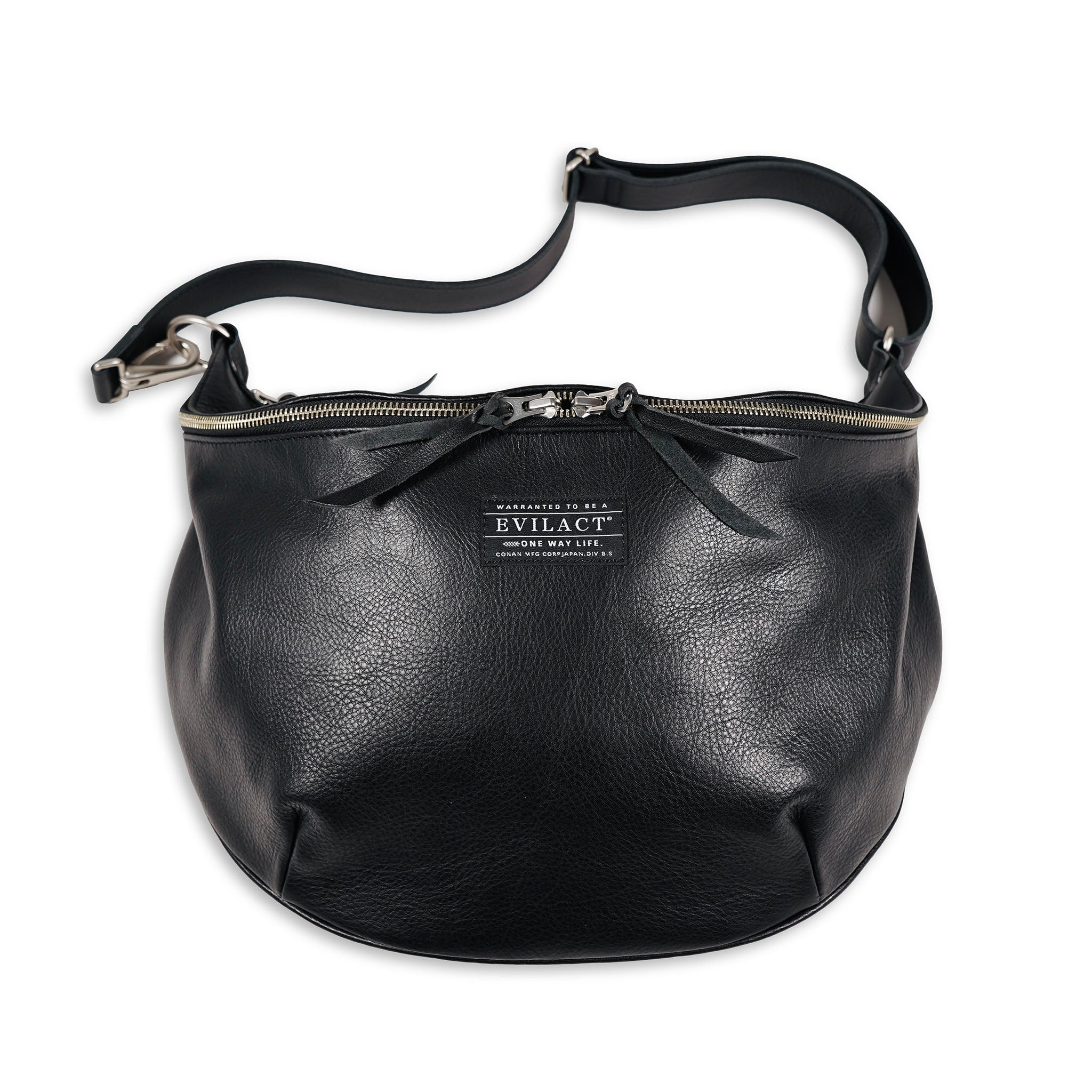 EVILACT LEATHER SHOULDER BAG Black | EVILACT (イーブルアクト