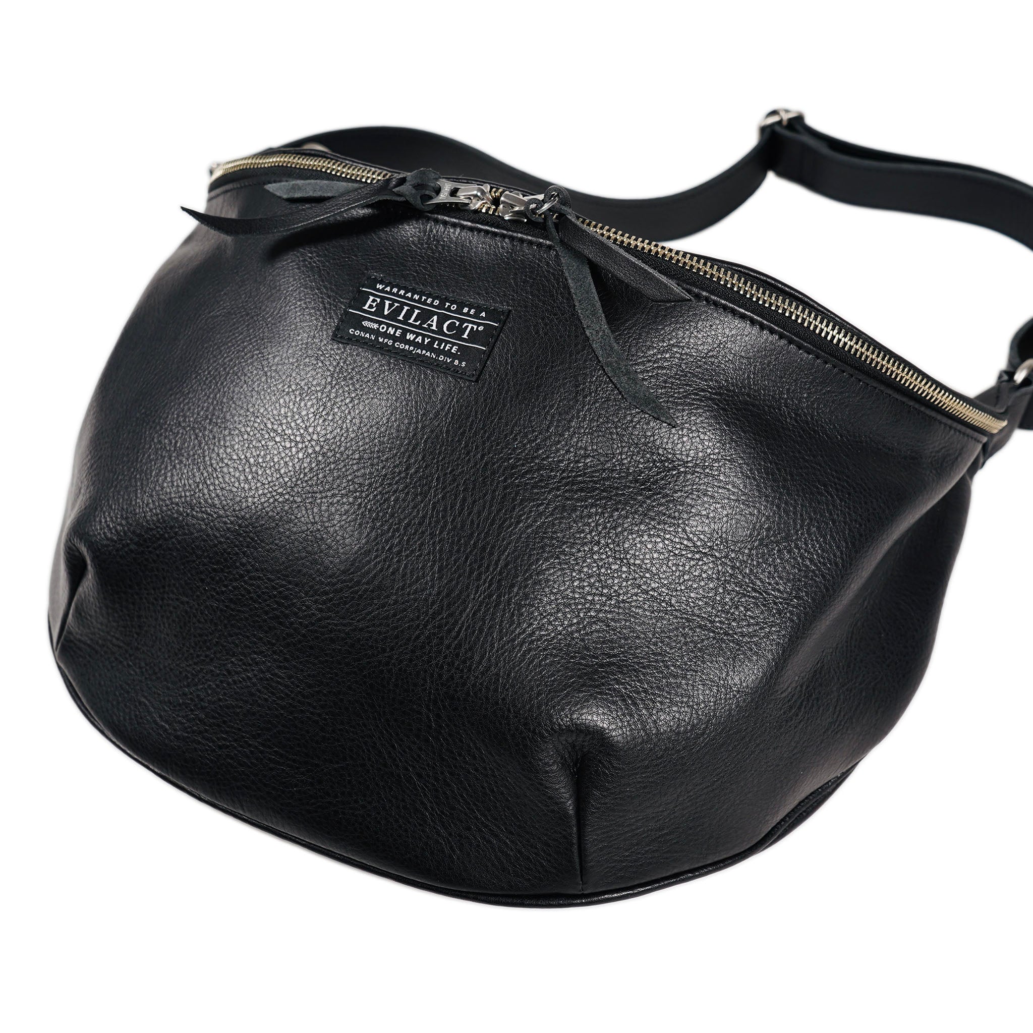 EVILACT LEATHER SHOULDER BAG Black | EVILACT (イーブルアクト