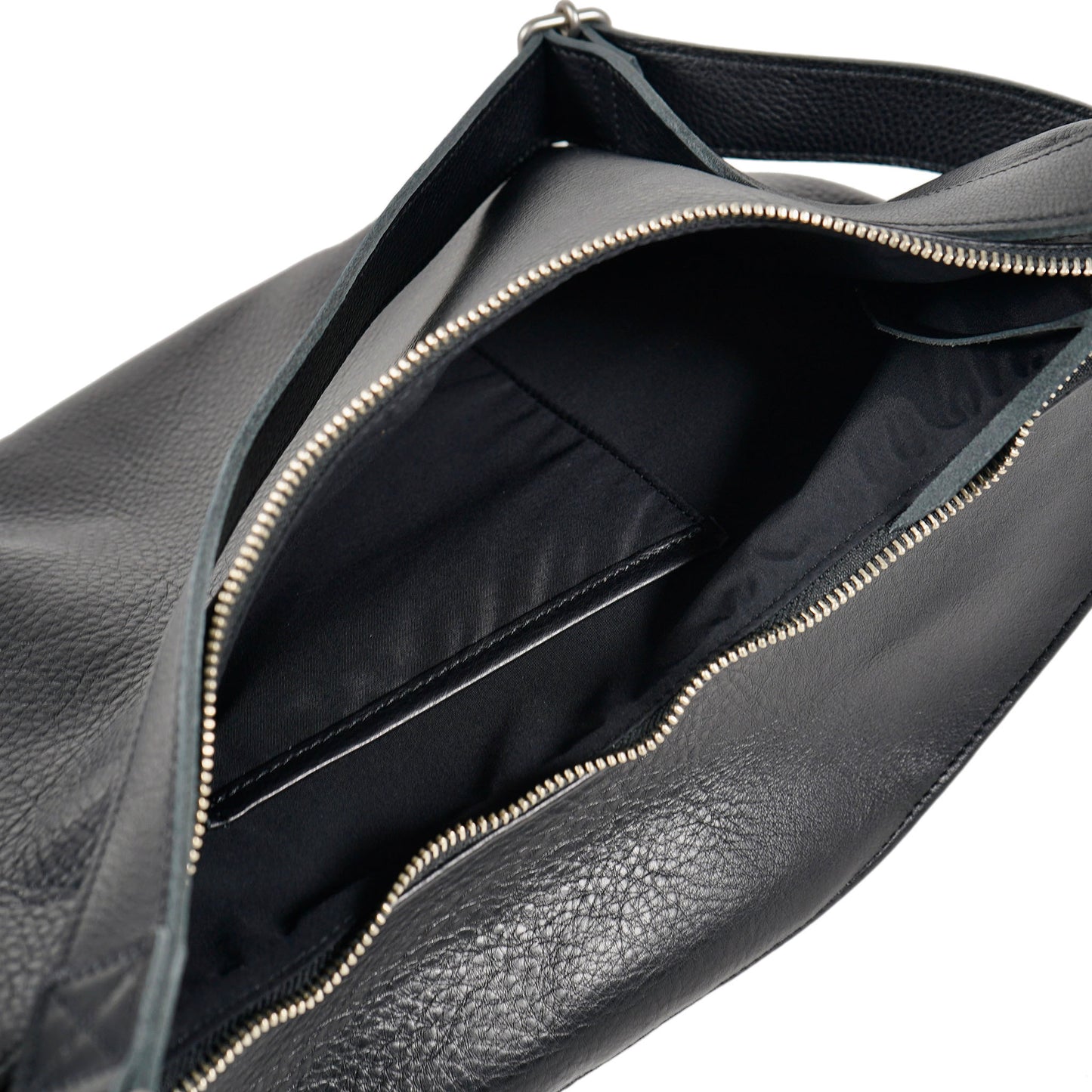 EVILACT LEATHER SHOULDER BAG Black