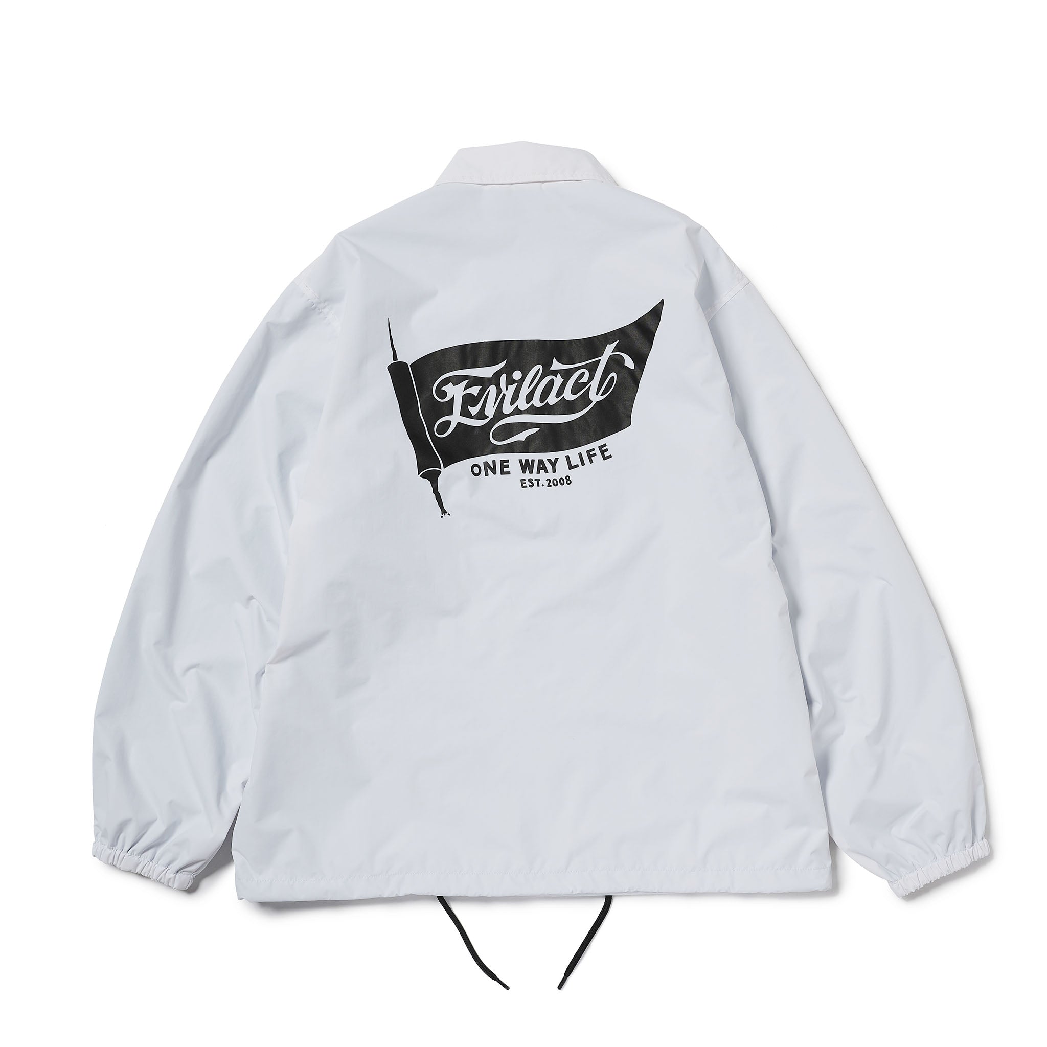 EVILACT FLAG WIND BREAKER white | EVILACT (イーブルアクト