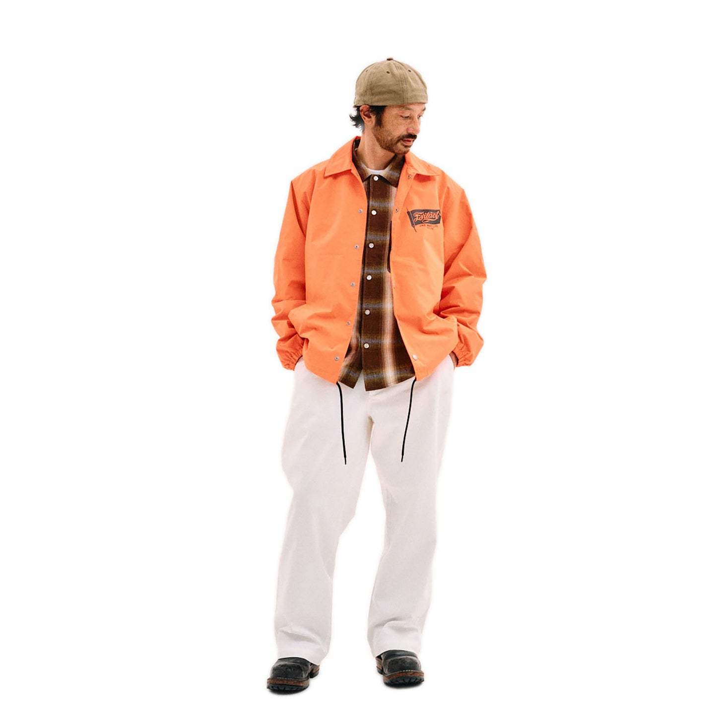 EVILACT FLAG WIND BREAKER orange