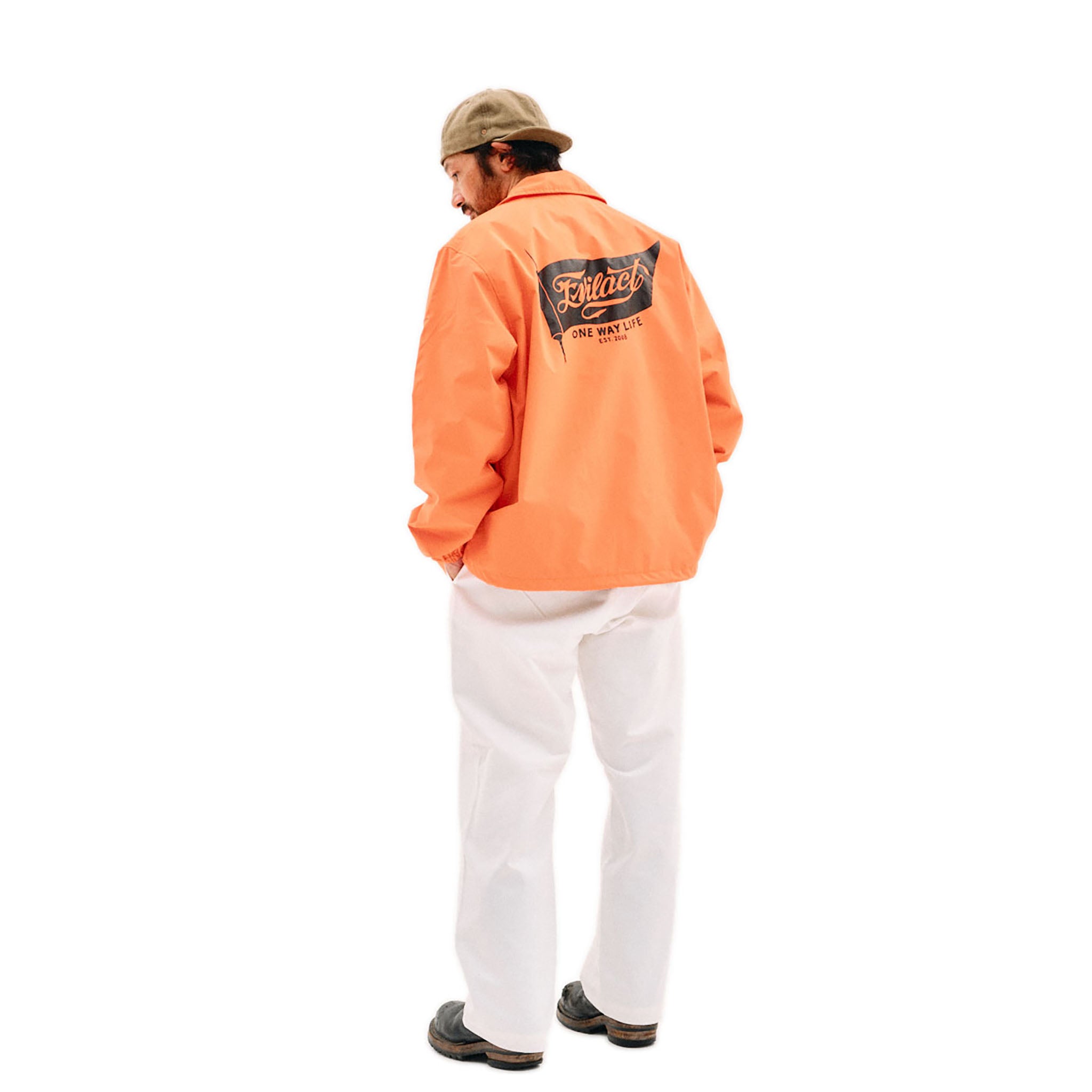 EVILACT FLAG WIND BREAKER orange | EVILACT (イーブルアクト