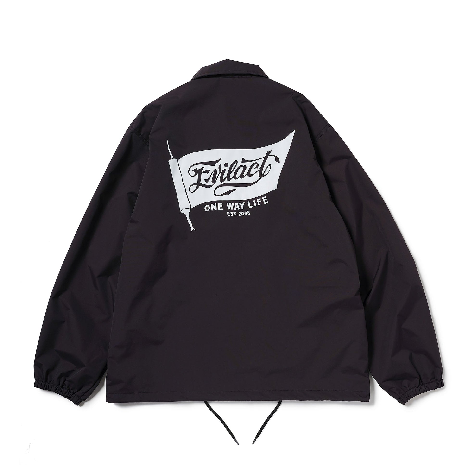 EVILACT FLAG WIND BREAKER Black