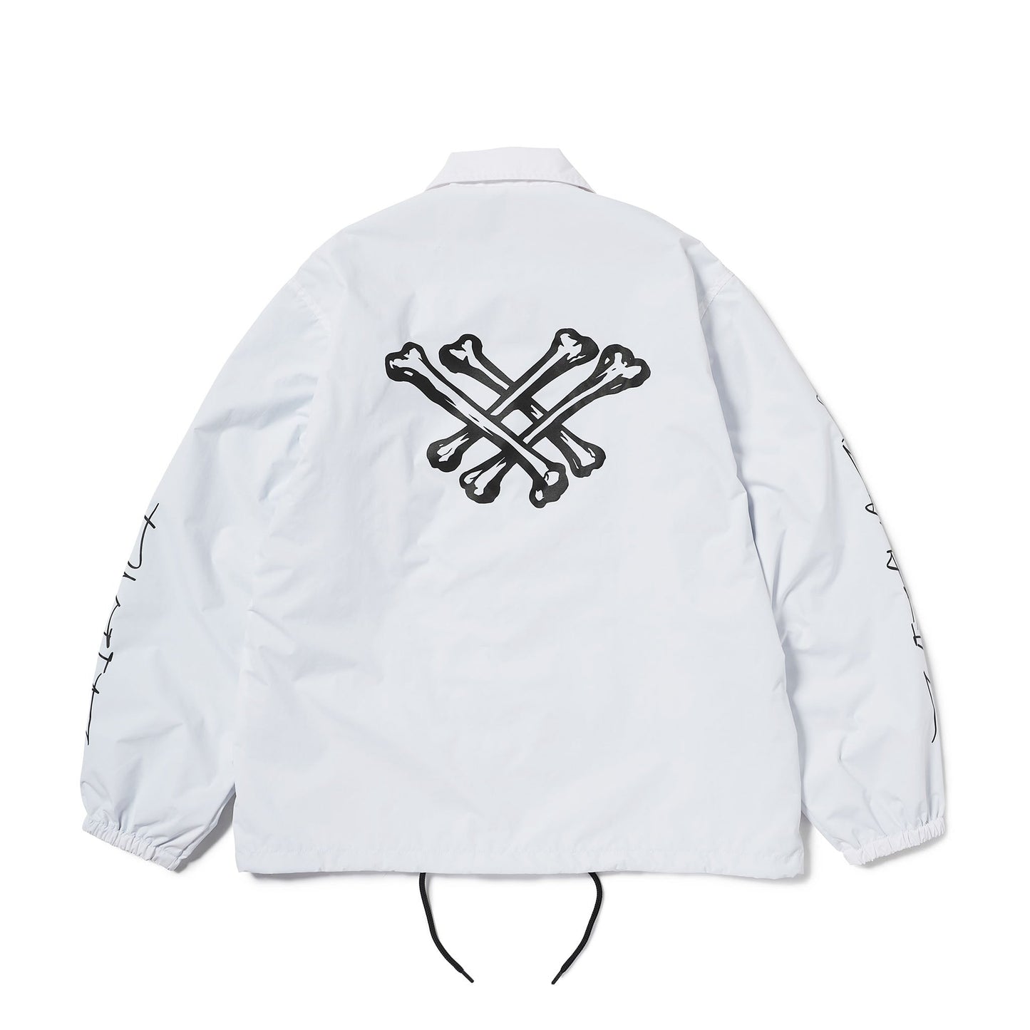 EVILACT CROSS BONE WIND BREAKER White