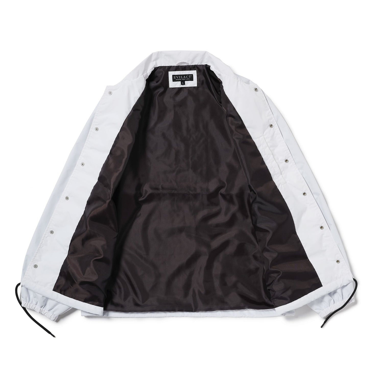 EVILACT CROSS BONE WIND BREAKER White