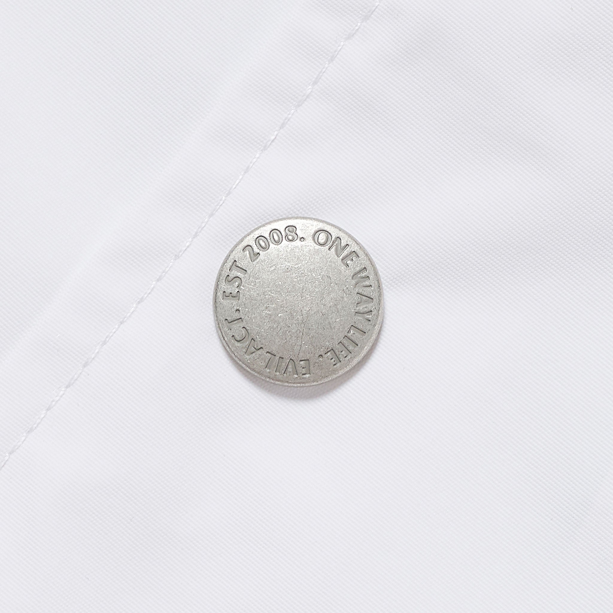 EVILACT CROSS BONE WIND BREAKER white | EVILACT (イーブルアクト