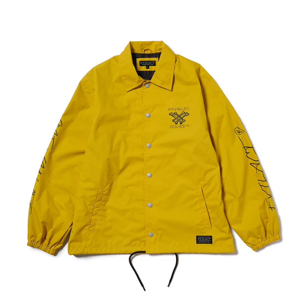 EVILACT CROSS BONE WIND BREAKER mustard