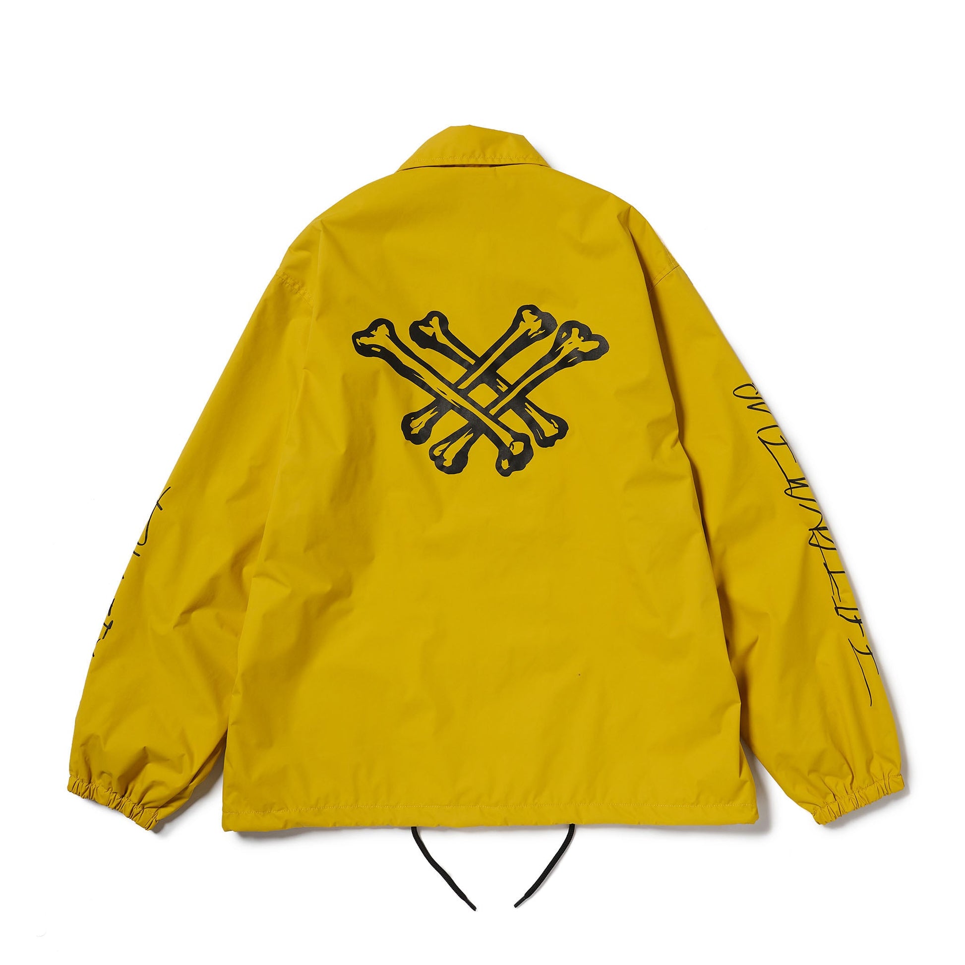 EVILACT CROSS BONE WIND BREAKER Mustard