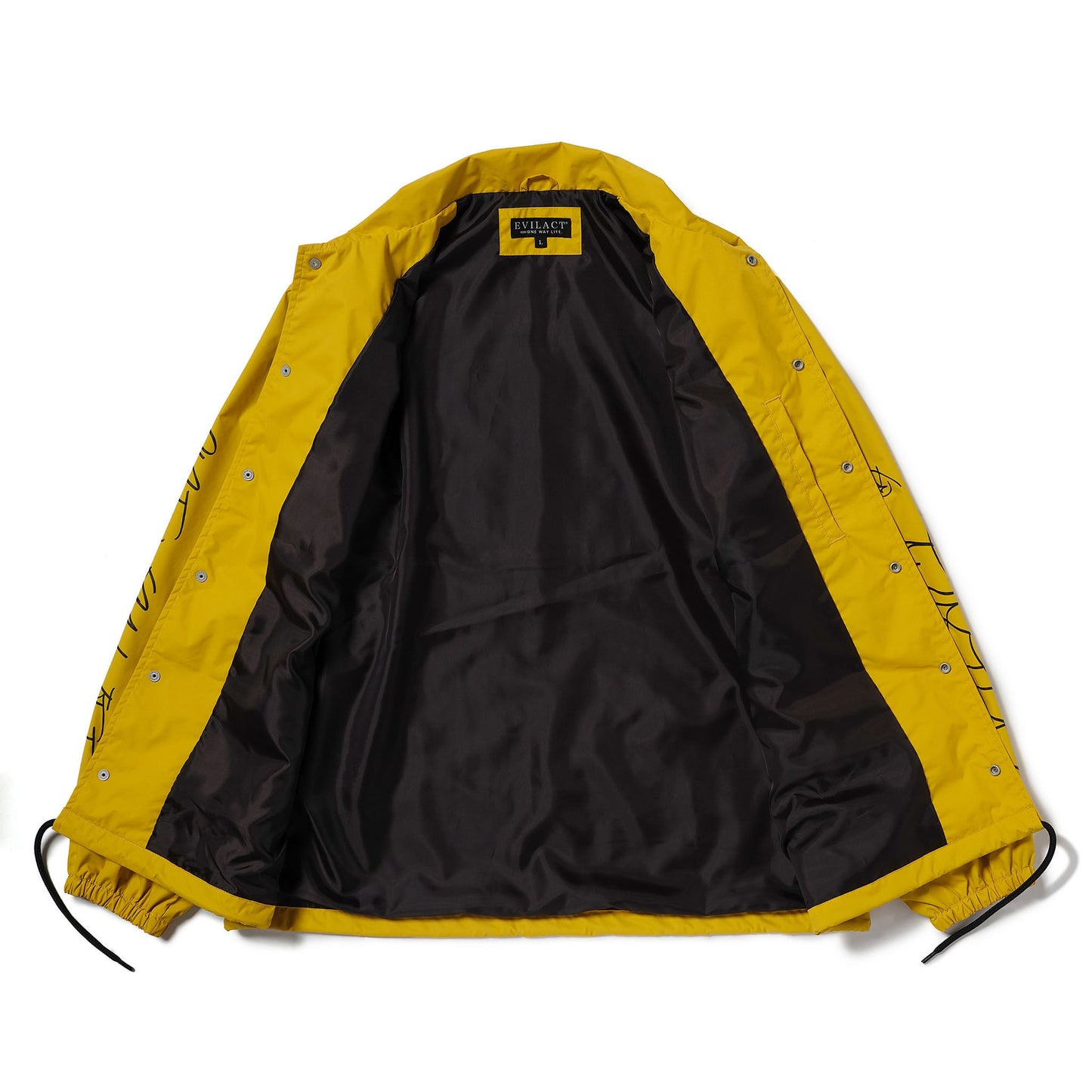 EVILACT CROSS BONE WIND BREAKER Mustard