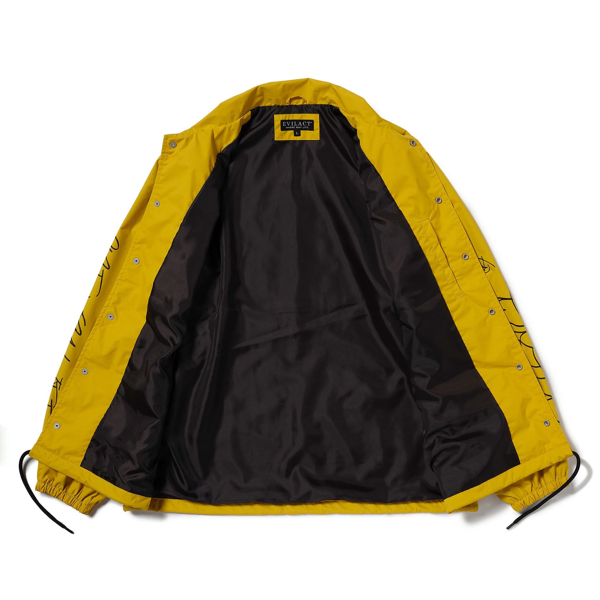 EVILACT CROSS BONE WIND BREAKER Mustard