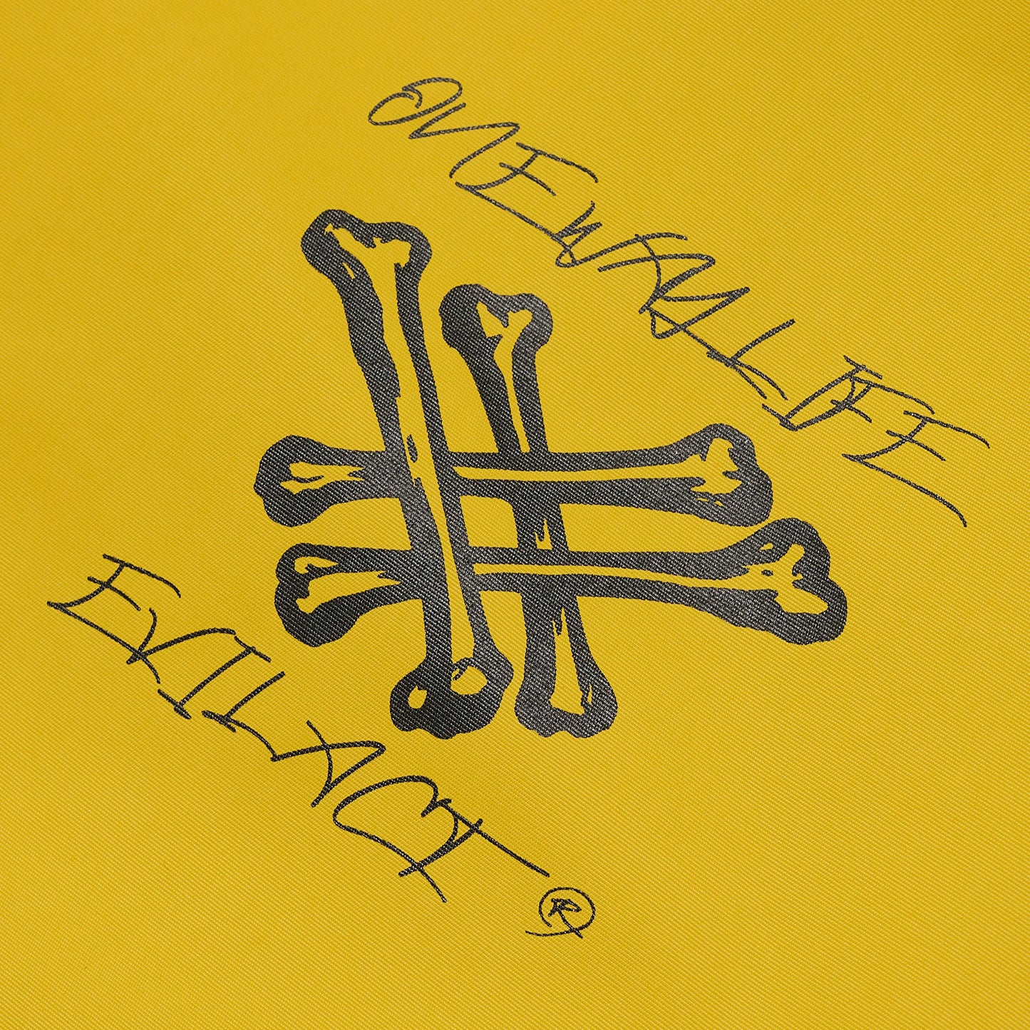EVILACT CROSS BONE WIND BREAKER Mustard
