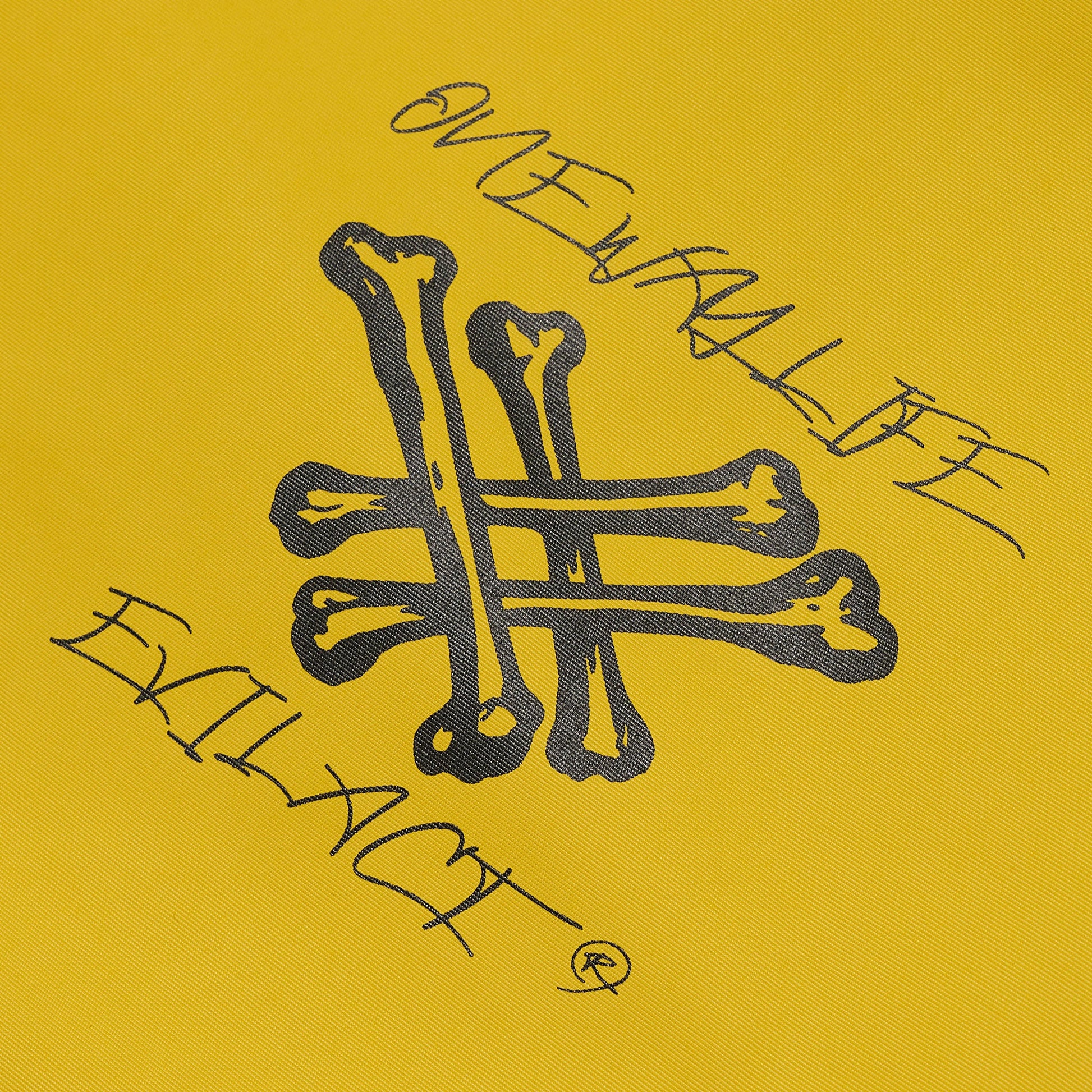 EVILACT CROSS BONE WIND BREAKER Mustard