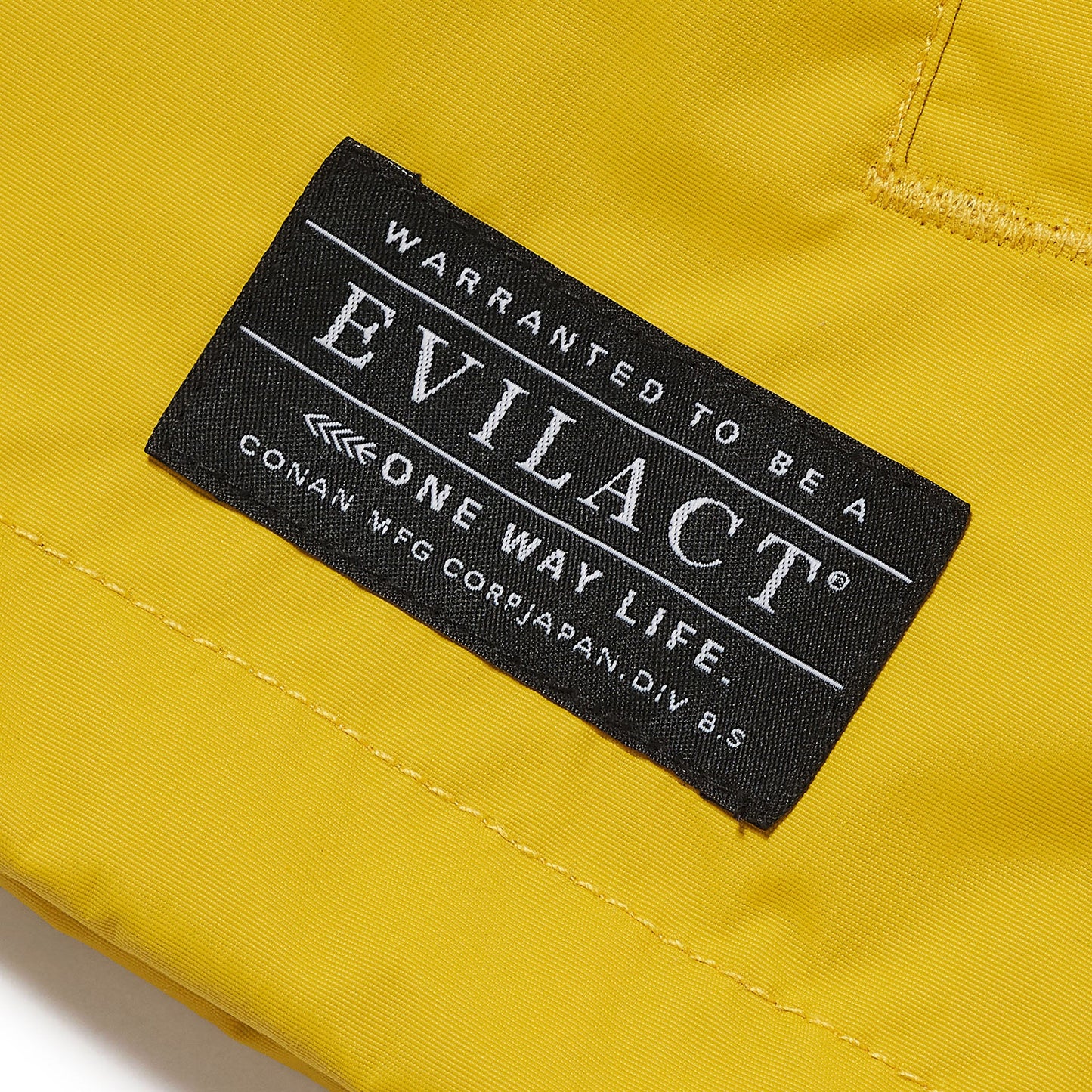 EVILACT CROSS BONE WIND BREAKER Mustard