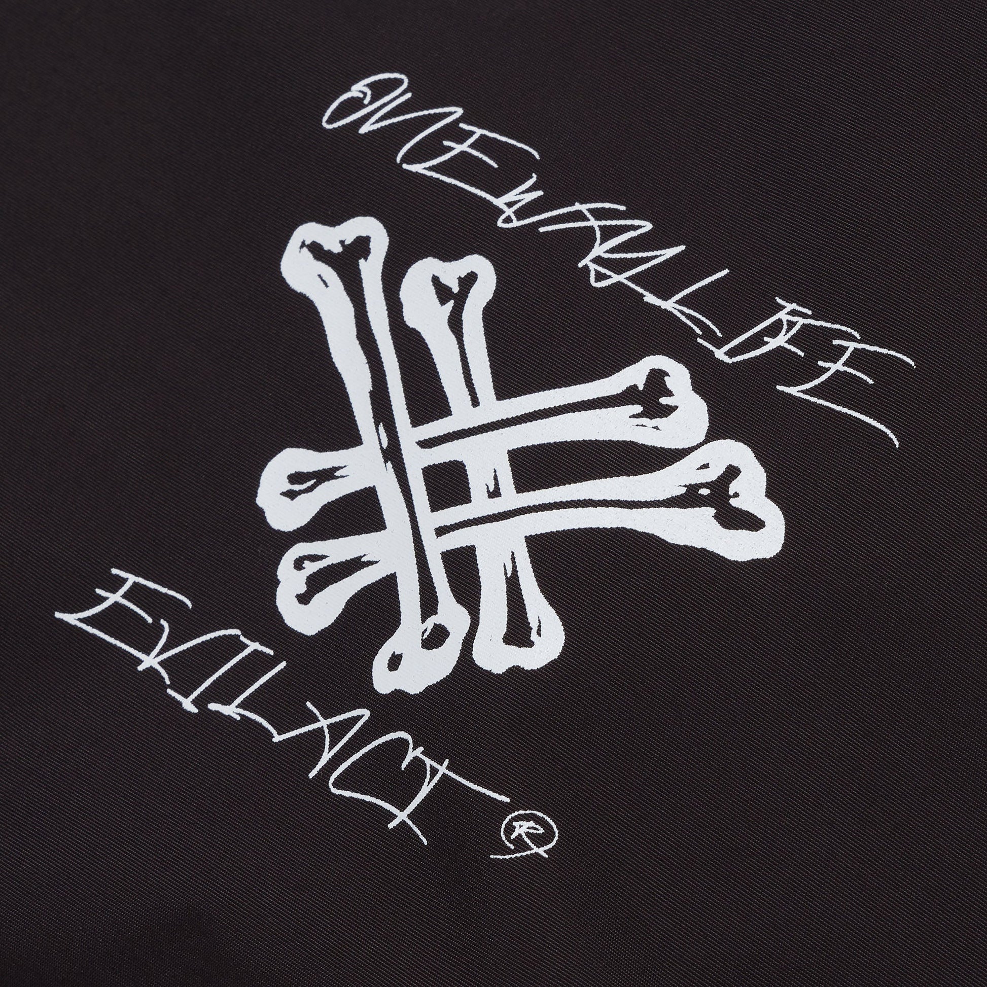 EVILACT CROSS BONE WIND BREAKER Black