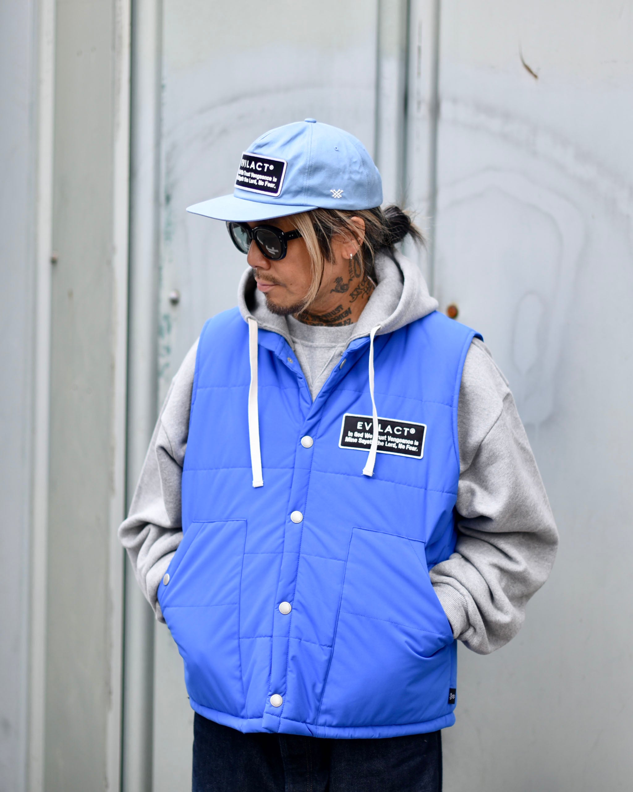 EVILACT　イーブルアク　トユーティリティベスト売り切り EVILACT 2LAYER PD VEST navy | EVILACT (イーブルアクト）Official