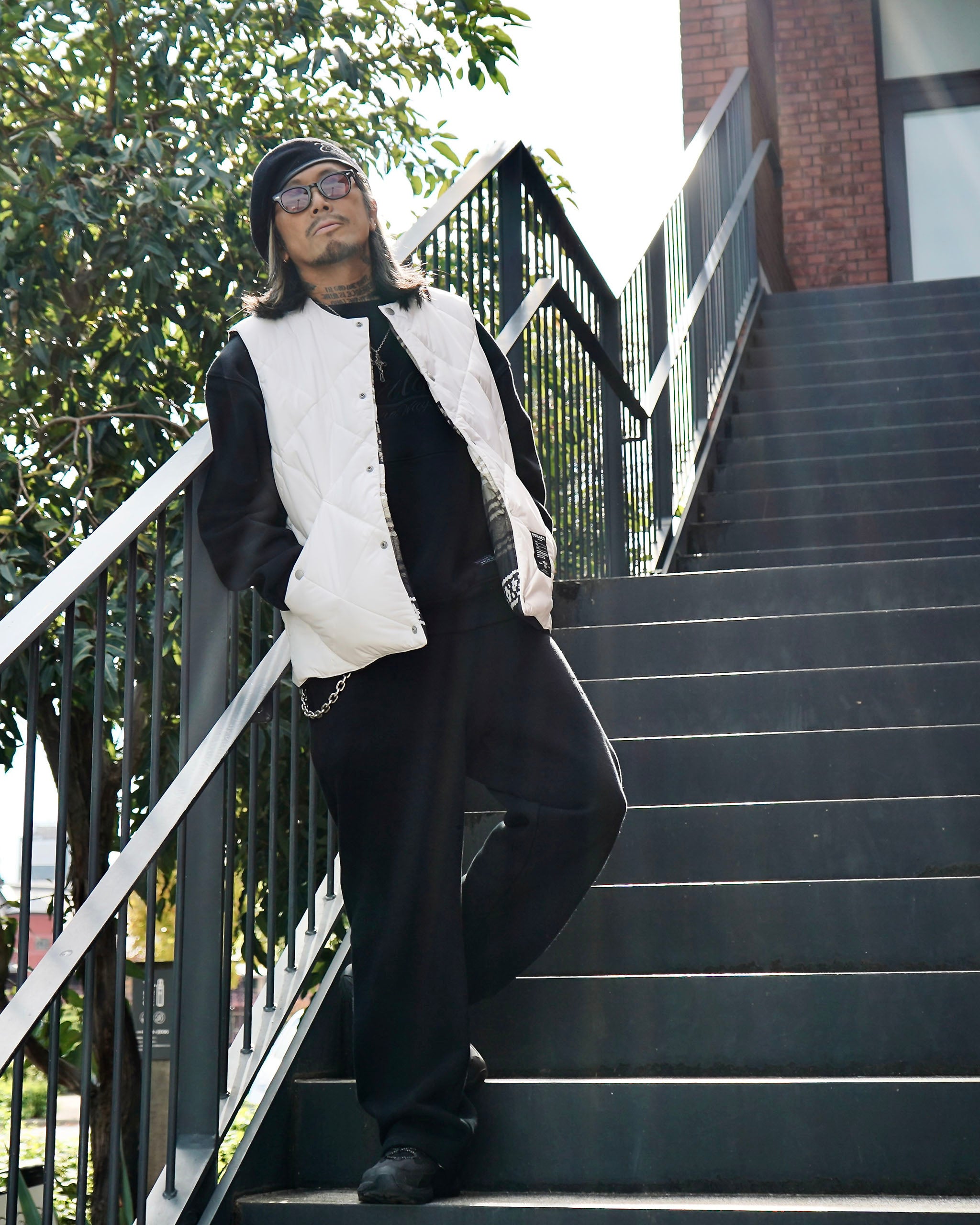 EVILACT MEXICAN RV VEST white | EVILACT (イーブルアクト）Official
