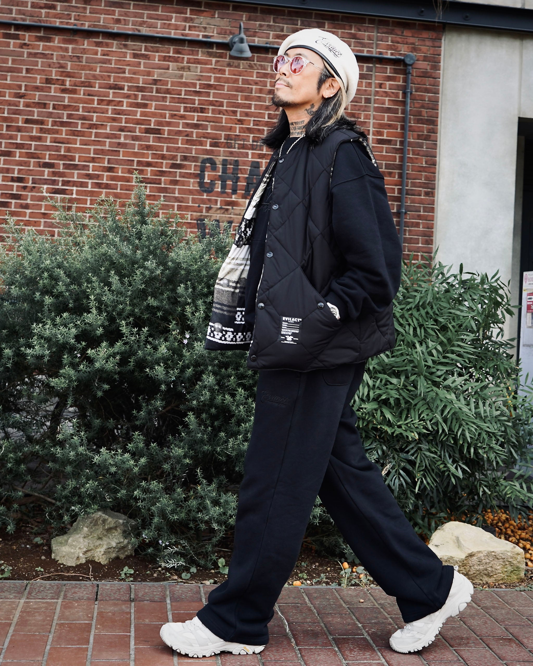 EVILACT ブラック ベスト EVILACT 2LAYER PD VEST black | EVILACT (イーブルアクト）Official