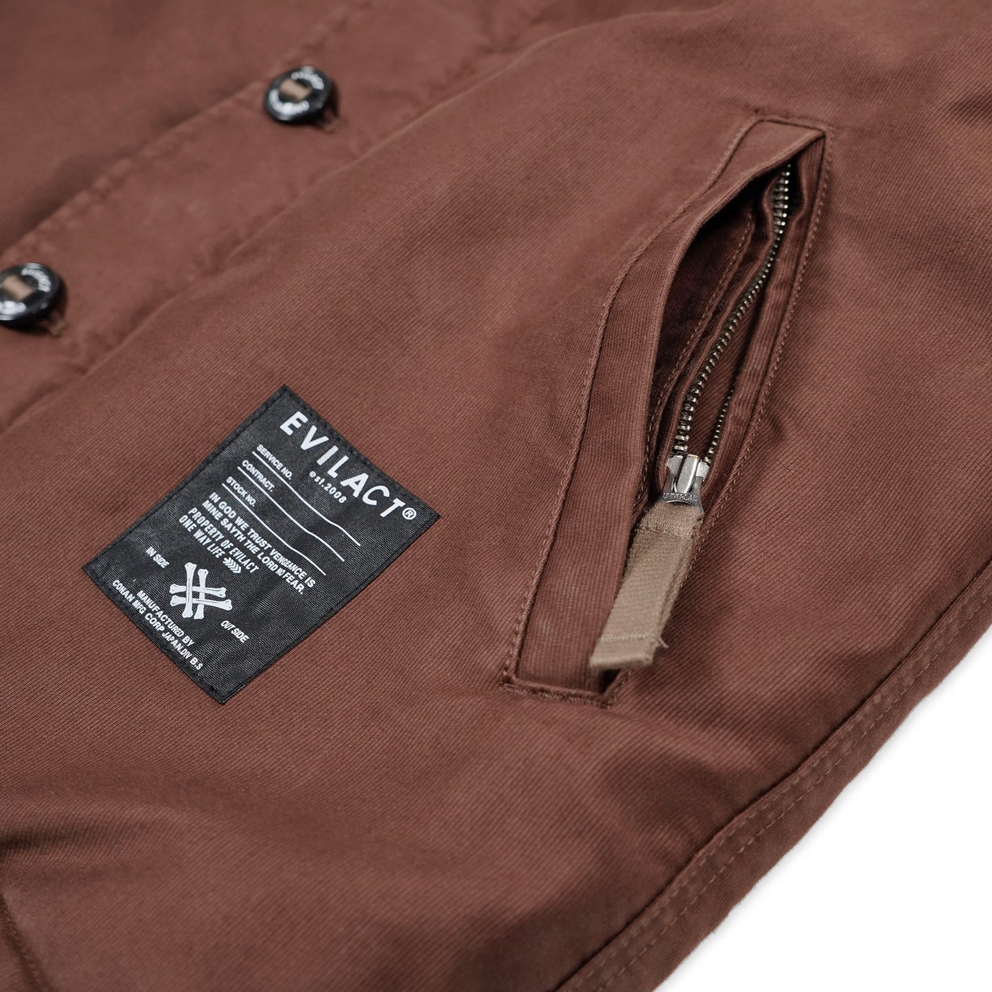 EVILACT MC DECK JKT brown