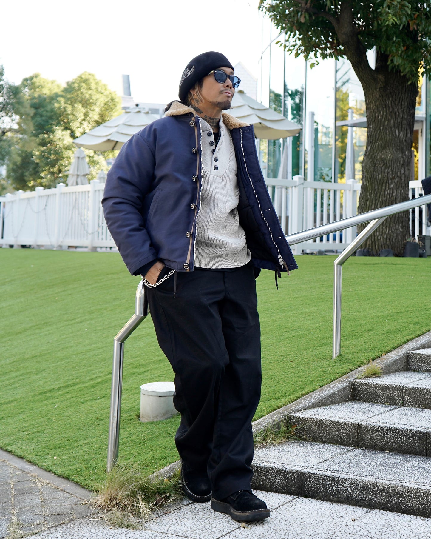 EVILACT MC DECK JKT navy