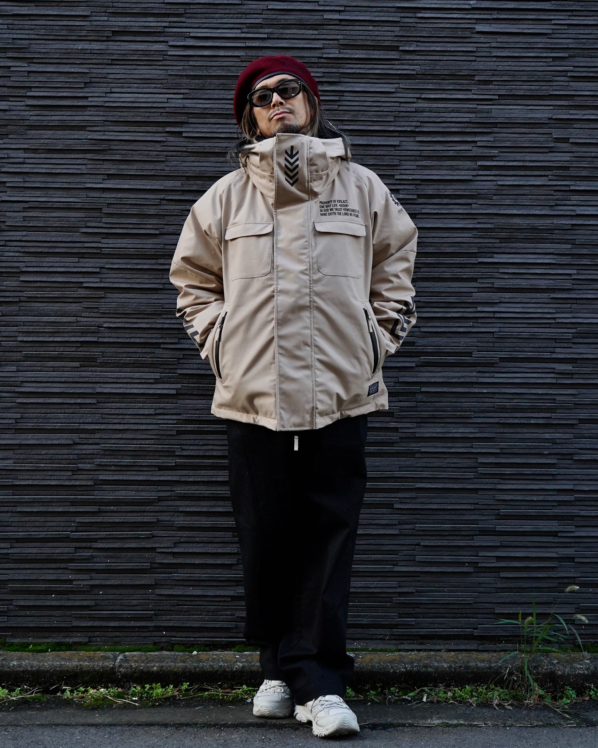 EVILACT LEVEL-7 JKT sand | EVILACT (イーブルアクト）Official Site