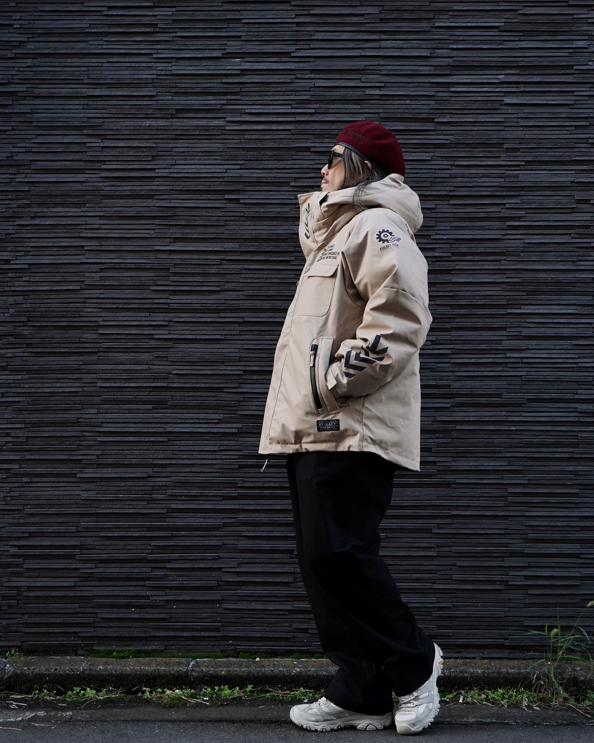 EVILACT LEVEL-7 JKT sand | EVILACT (イーブルアクト）Official Site