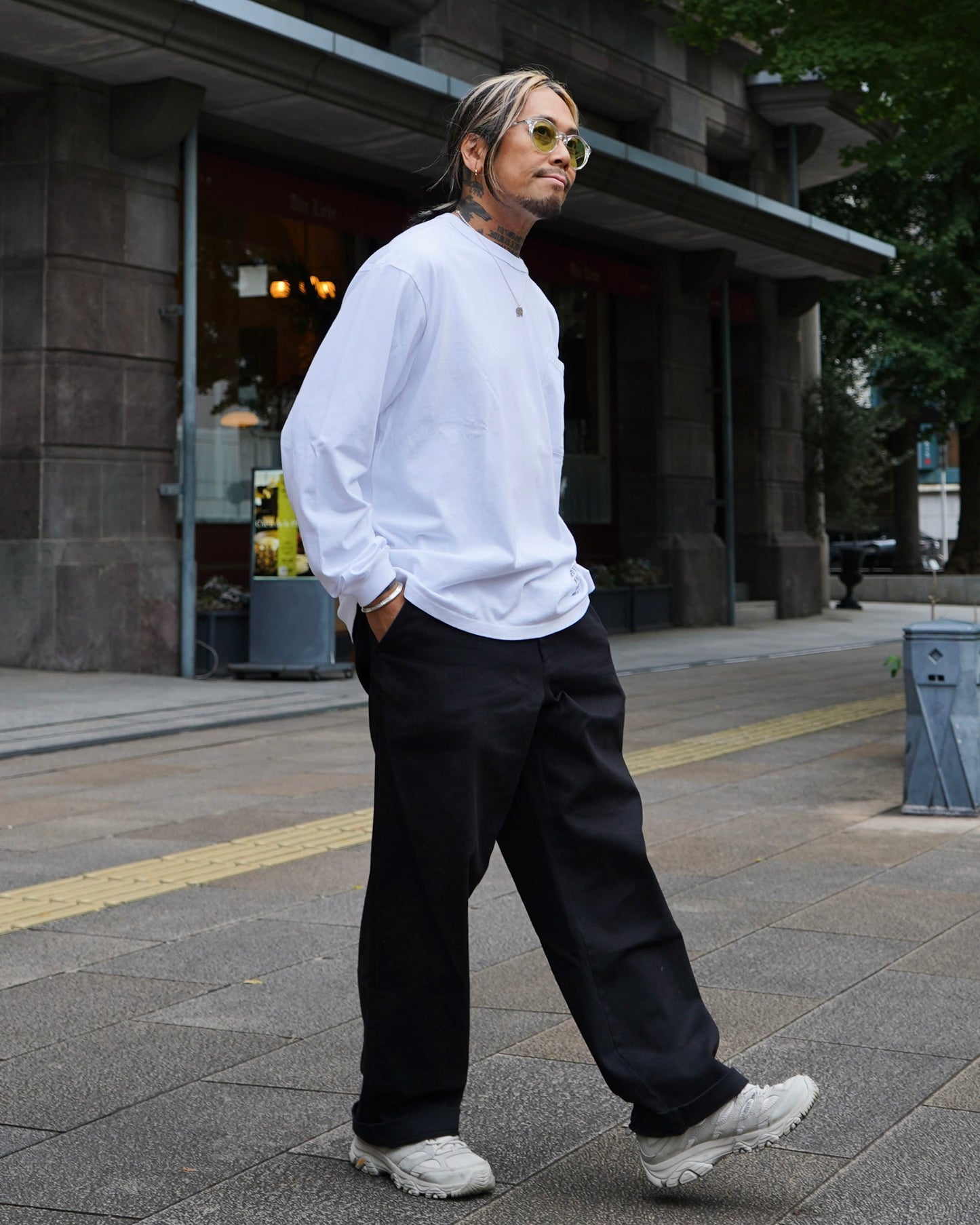 EVILACT CHINO PT off white