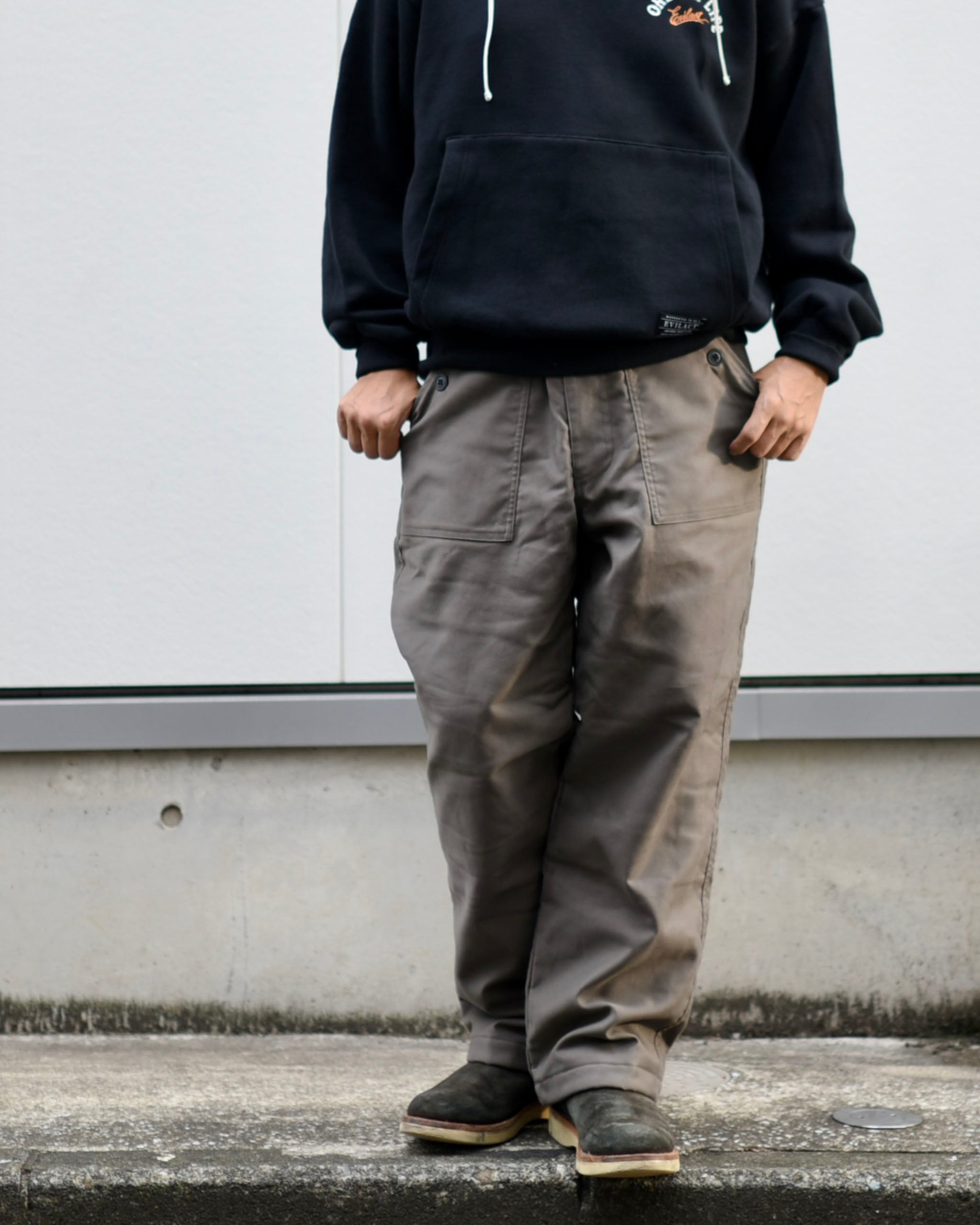 最終価格　EVILACT ベイカーパンツ イーブルアクト EVILACT BAKER PANTS black | EVILACT (イーブルアクト）Official Site