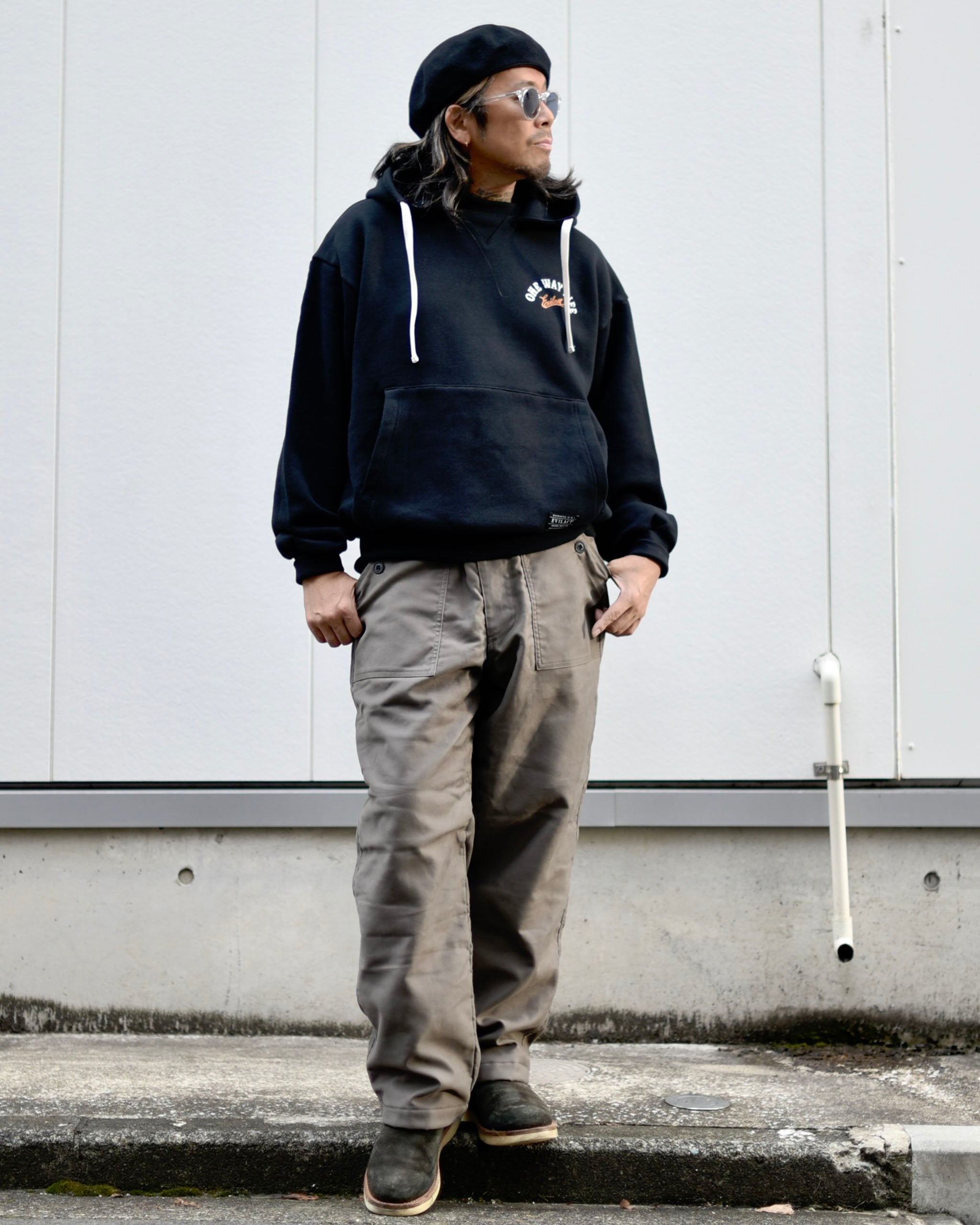 EVILACT BAKER PANTS black | EVILACT (イーブルアクト）Official Site