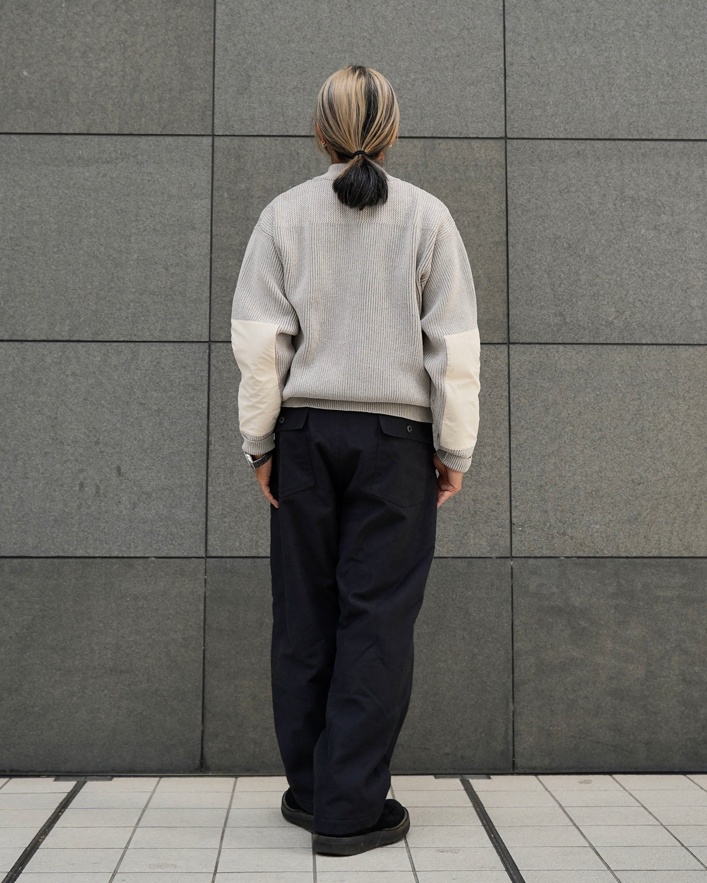 EVILACT BAKER PANTS off white