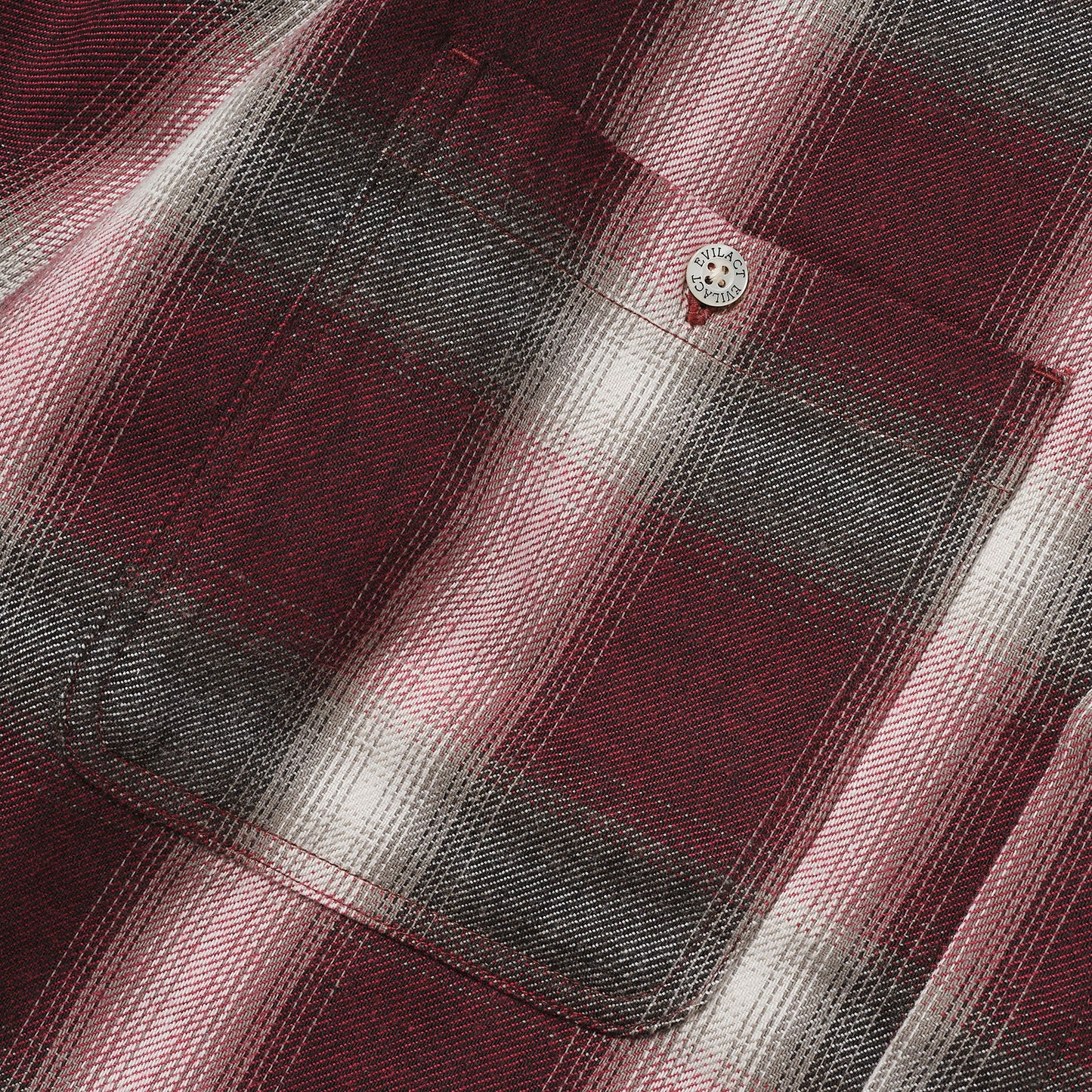 EVILACT CHECK LS burgundy