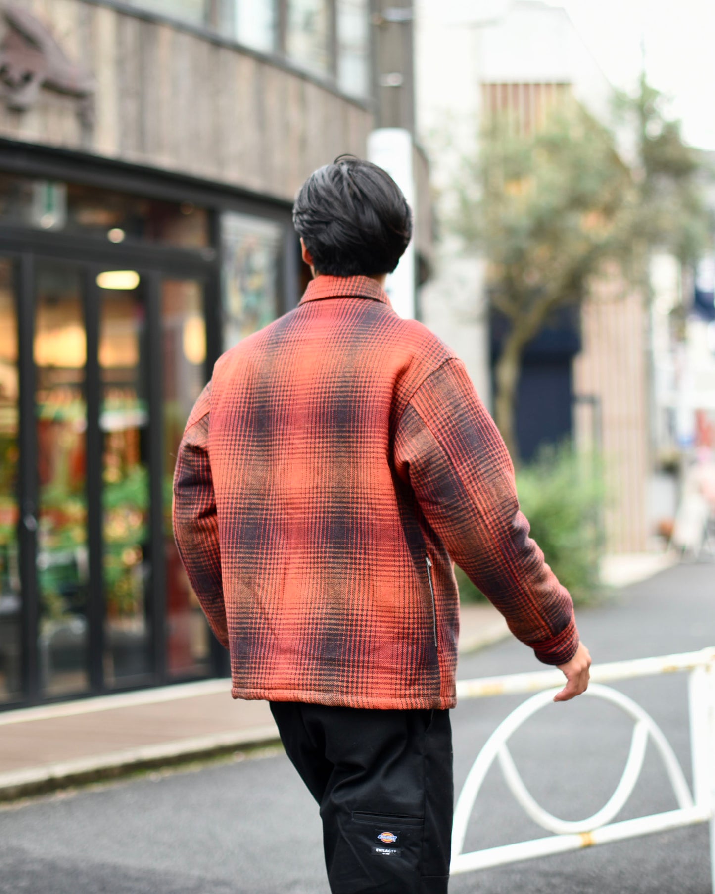 EVILACT CHECK PADDED JKT orange