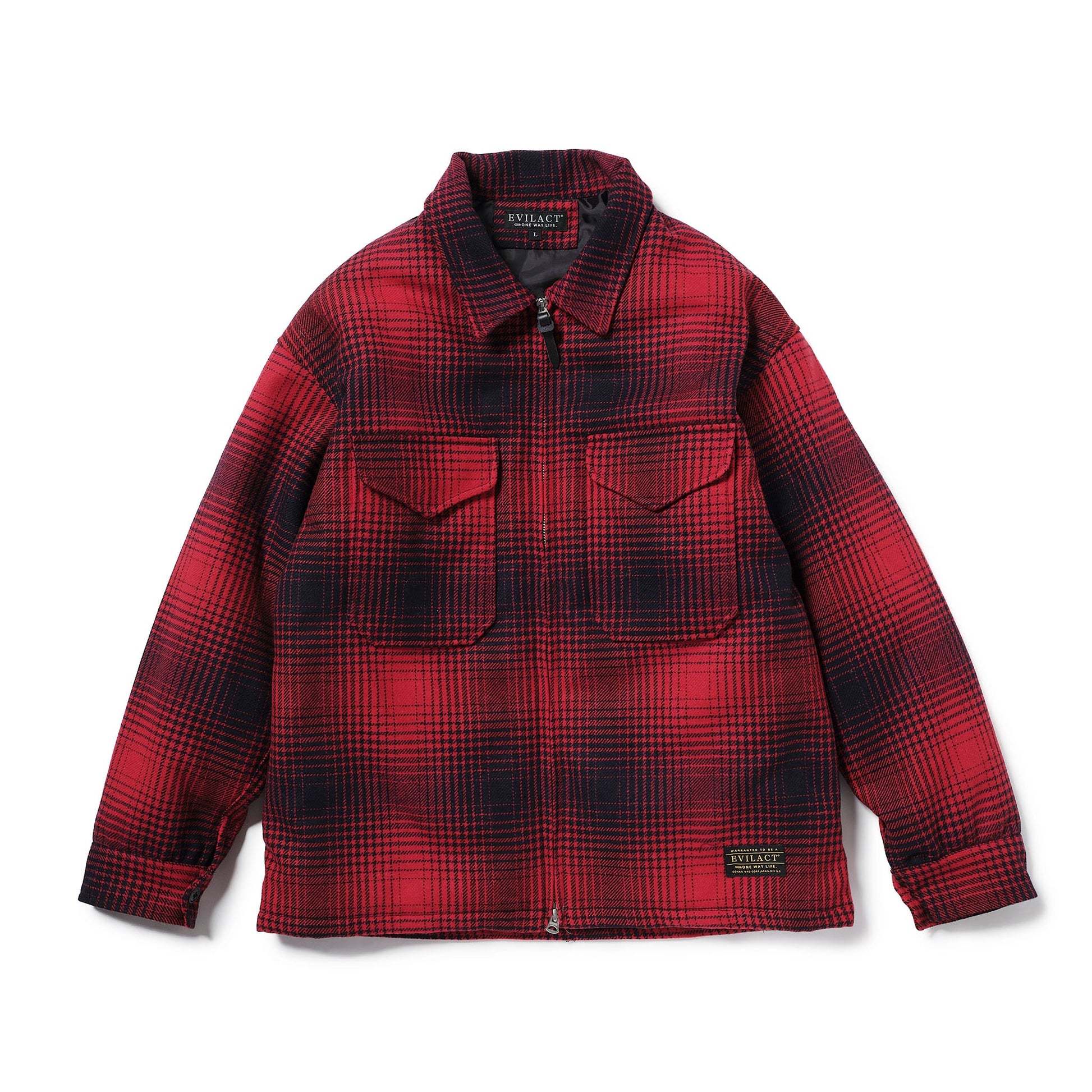 EVILACT CHECK PADDED JKT Red