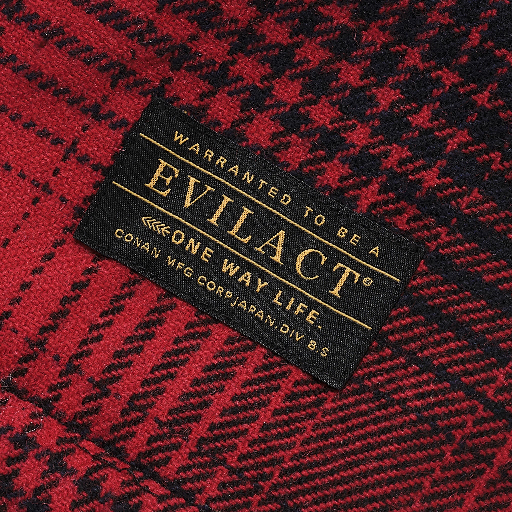 しみたけ　EVILACT EVILACT CHECK PADDED JKT red | EVILACT (イーブルアクト）Official