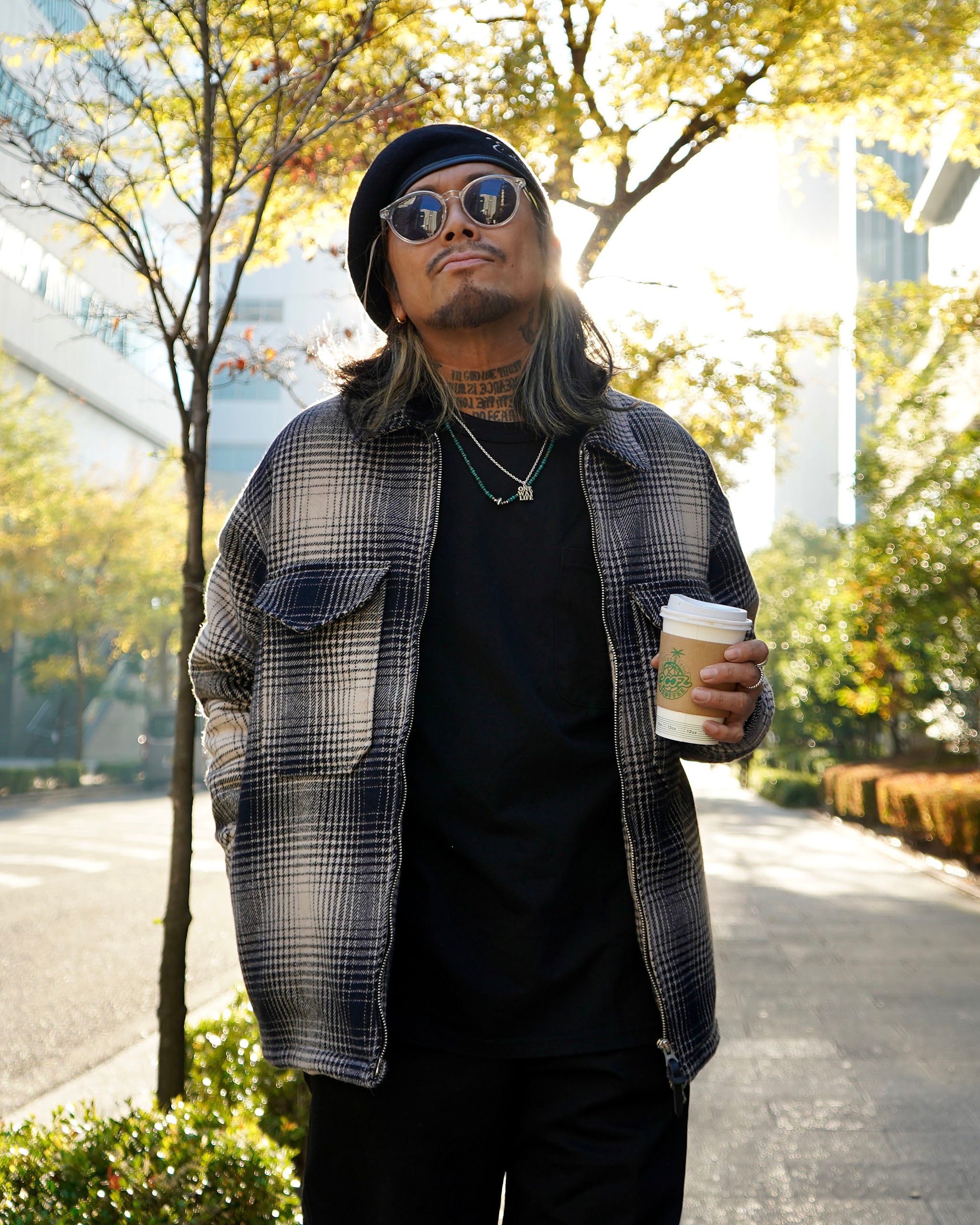 EVILACT CHECK PADDED JKT black | EVILACT (イーブルアクト）Official