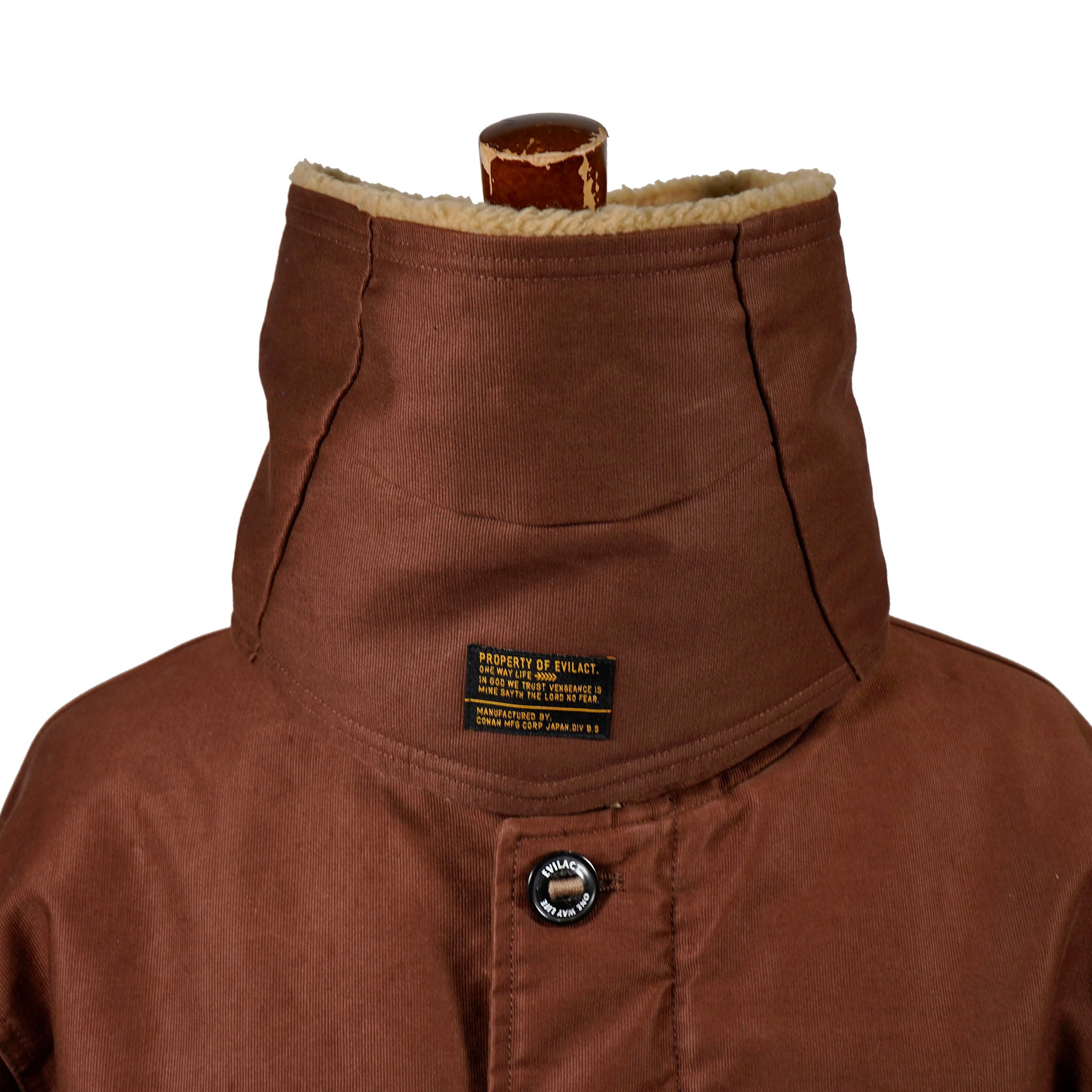 EVILACT DECK NECK WARMER brown | EVILACT (イーブルアクト）Official