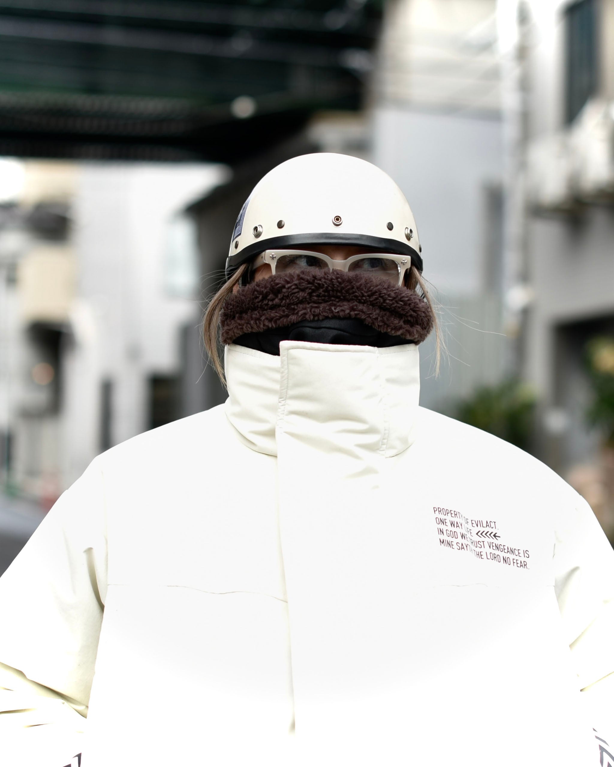 EVILACT DECK NECK WARMER brown | EVILACT (イーブルアクト）Official