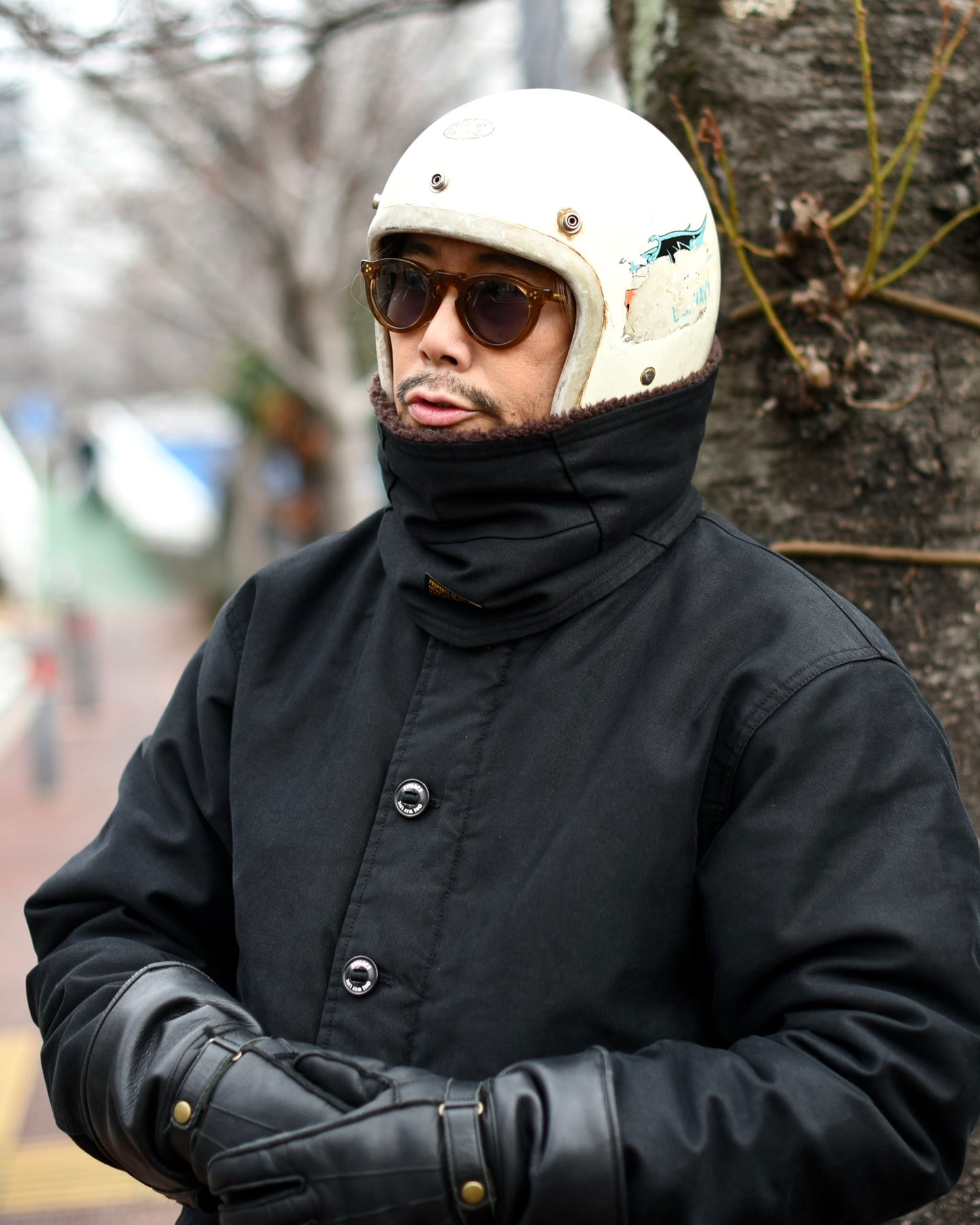 EVILACT DECK NECK WARMER brown