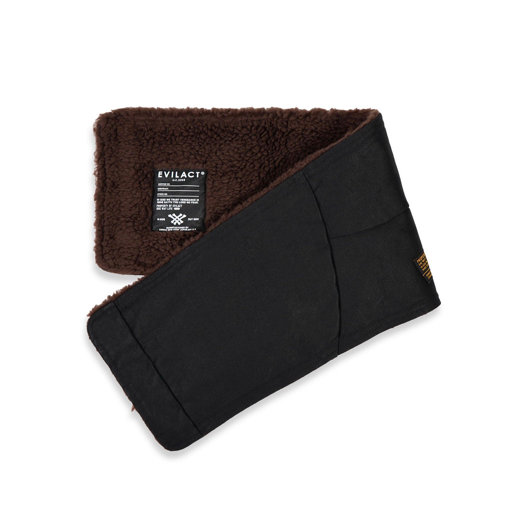 EVILACT DECK NECK WARMER black | EVILACT (イーブルアクト）Official