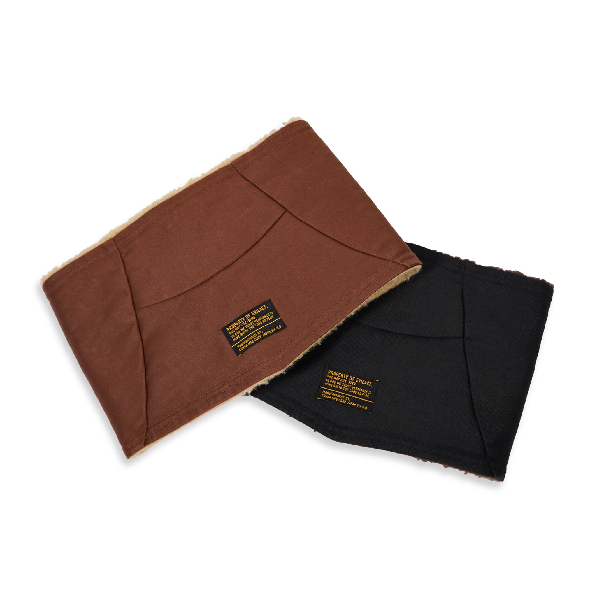 EVILACT DECK NECK WARMER brown | EVILACT (イーブルアクト）Official