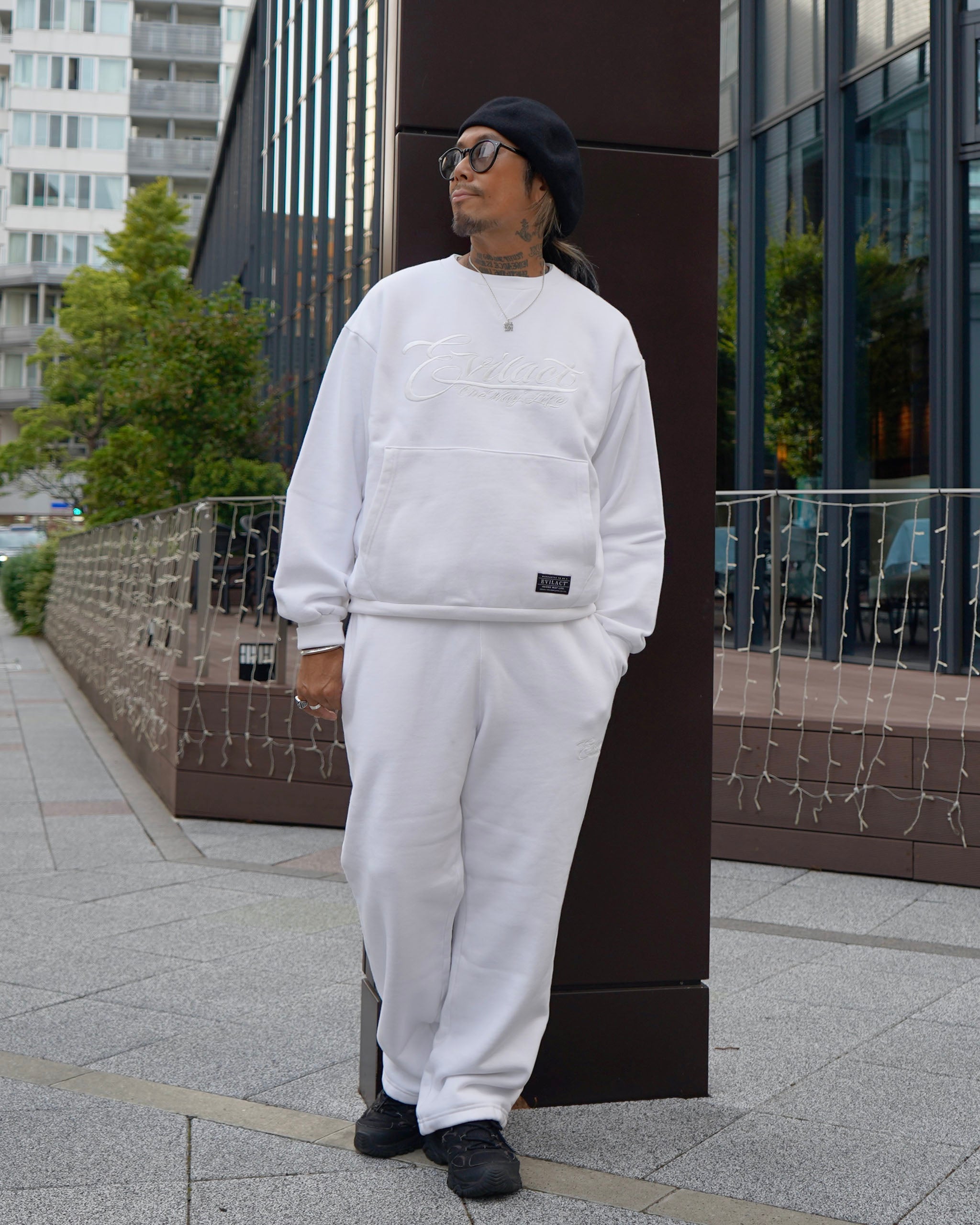 EVILACT HEAVY SWEAT PT black | EVILACT (イーブルアクト）Official