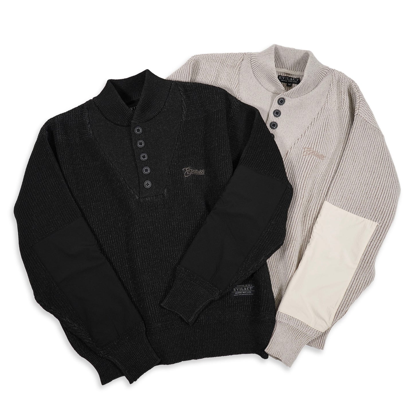 EVILACT MIL P-KNIT beige