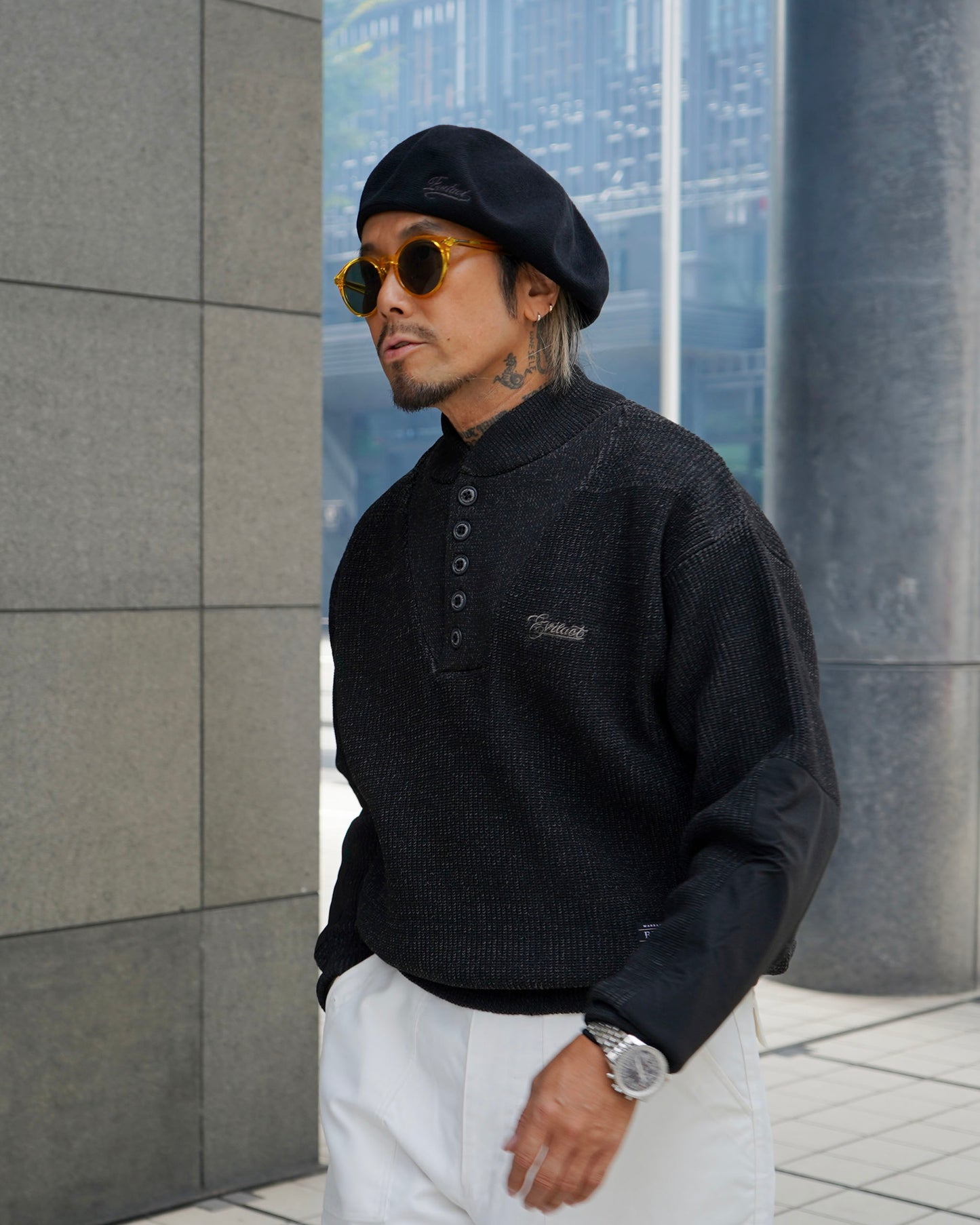 EVILACT MIL P-KNIT black