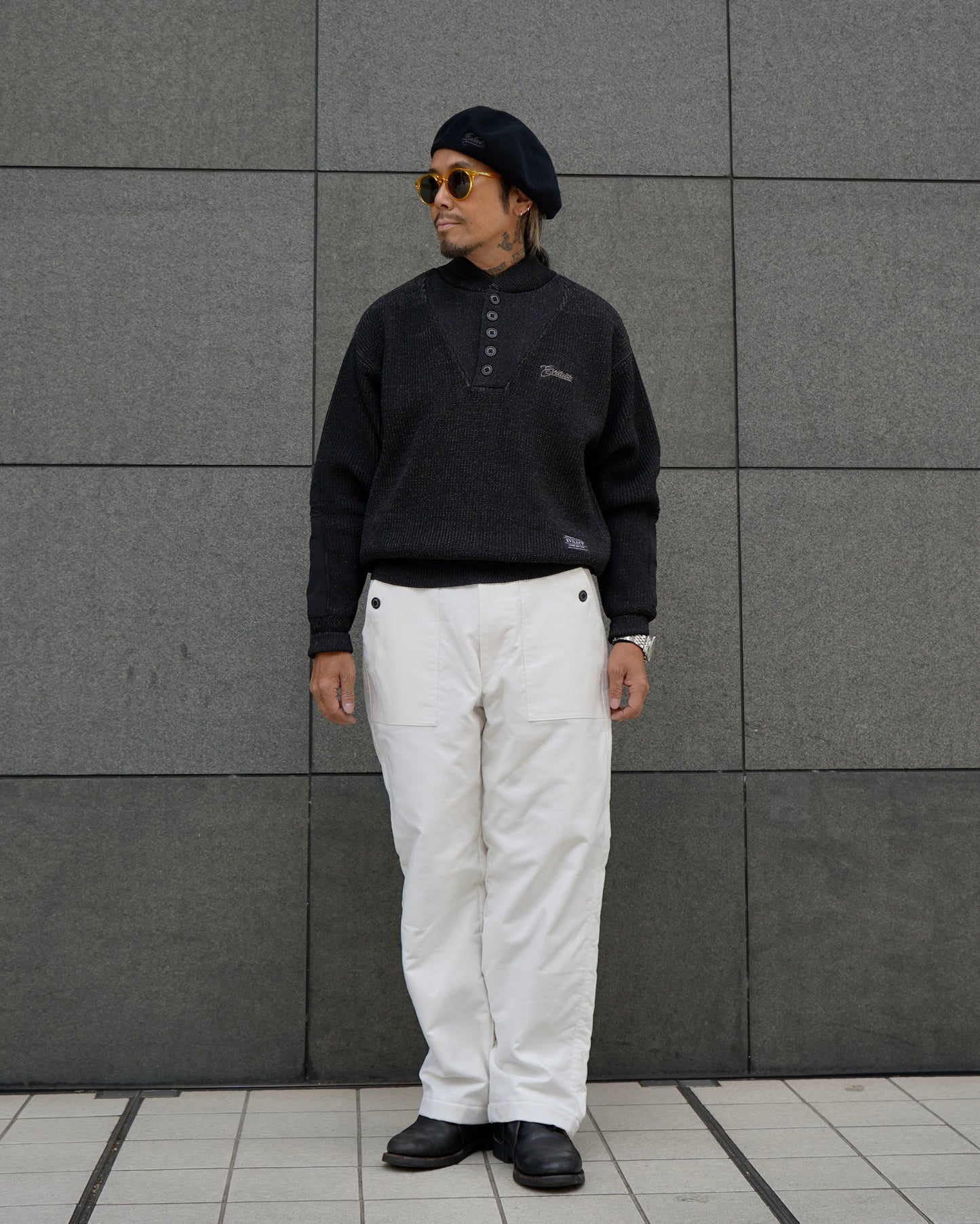 EVILACT MIL P-KNIT black