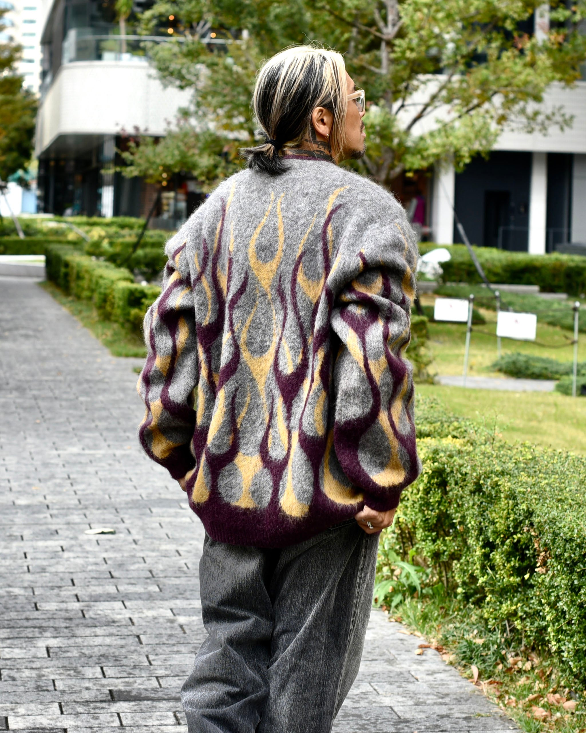 EVILACT スパイダー　カーディガン イーブルアクト カーディガン EVILACT SPIDER CARDIGAN メンズ ニット