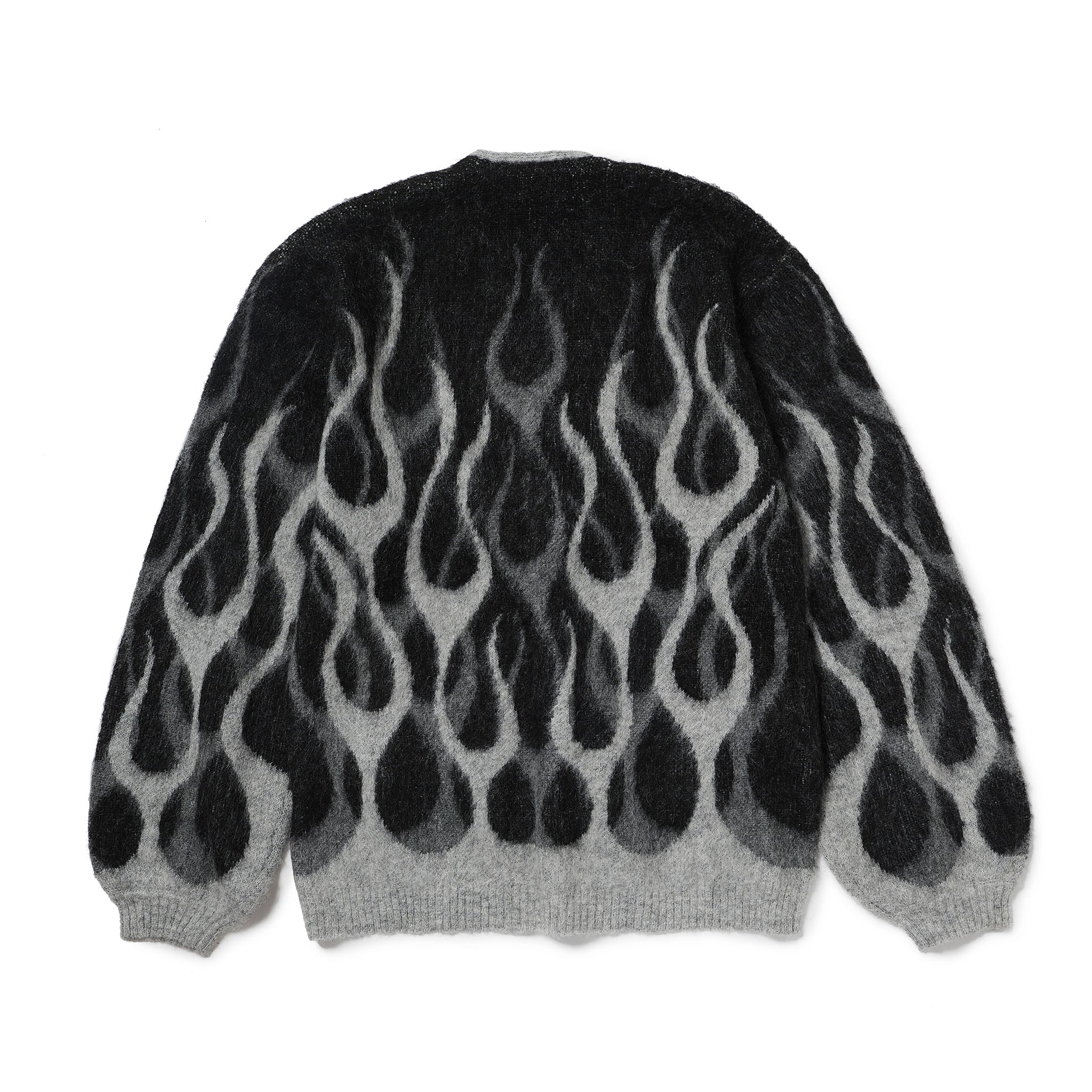 EVILACT FLAMES MOHAIR CARDIGAN black | EVILACT (イーブルアクト