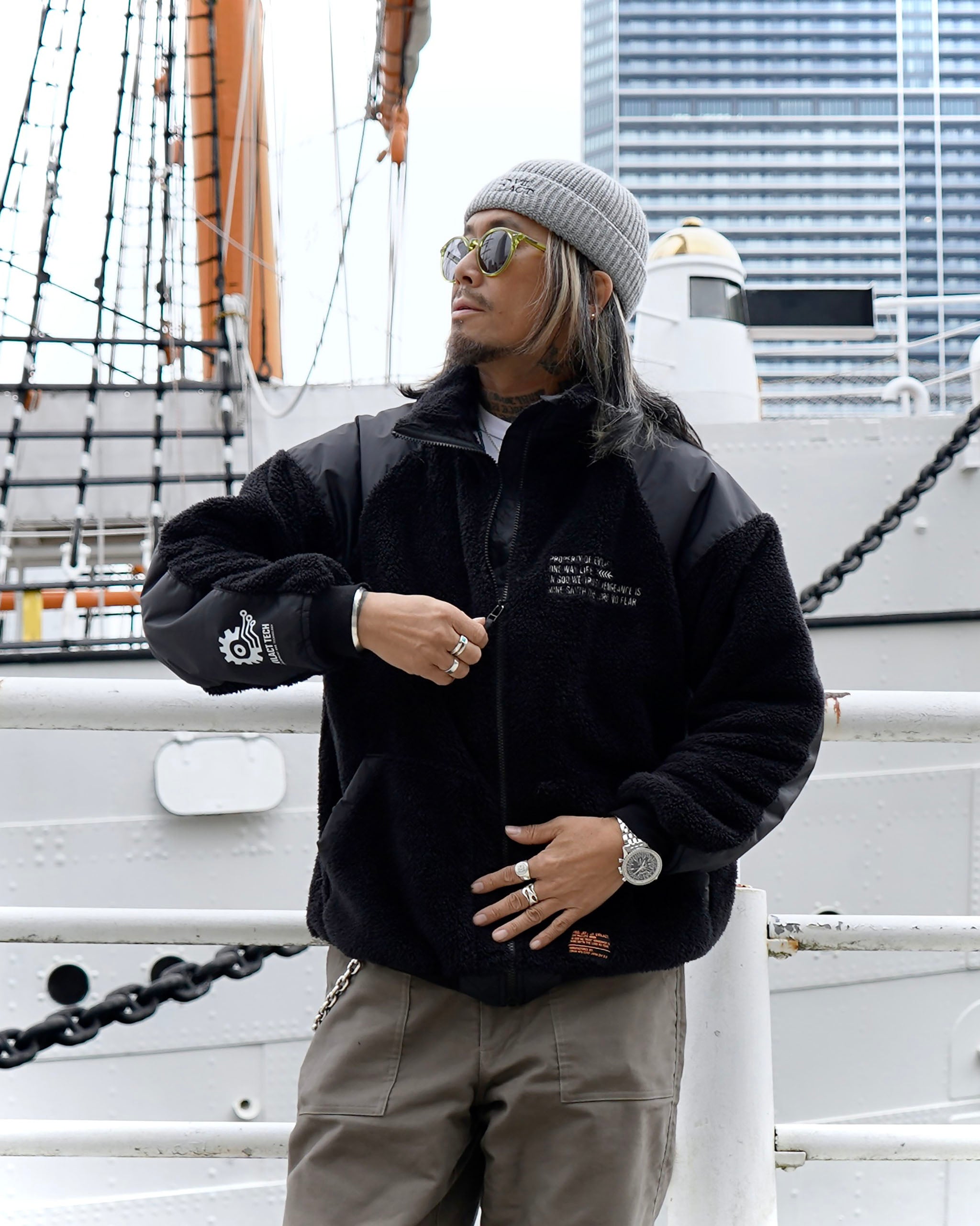 EVILACT LEVEL-3 JKT navy | EVILACT (イーブルアクト）Official Site